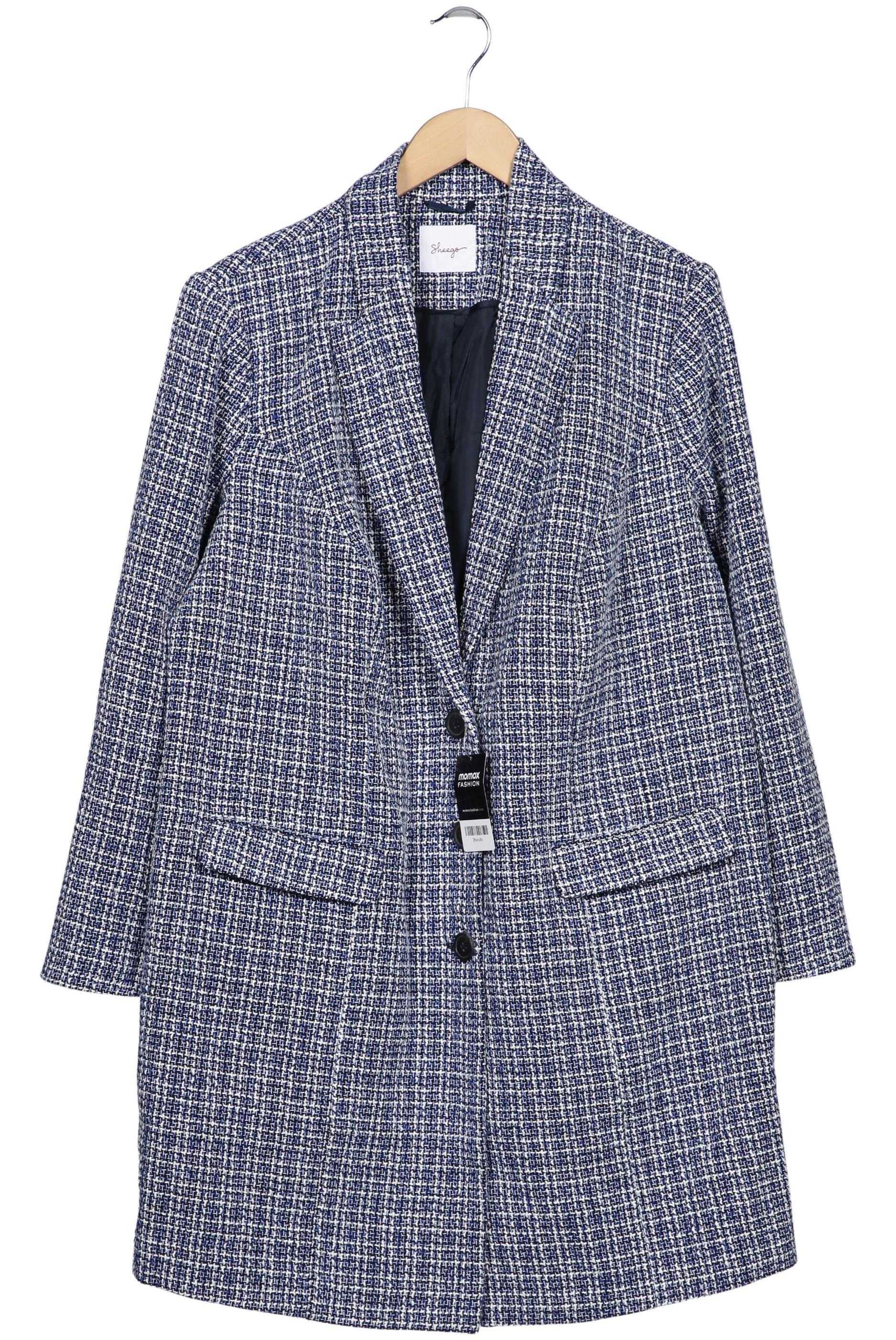 

sheego Damen Mantel, blau, Gr. 50