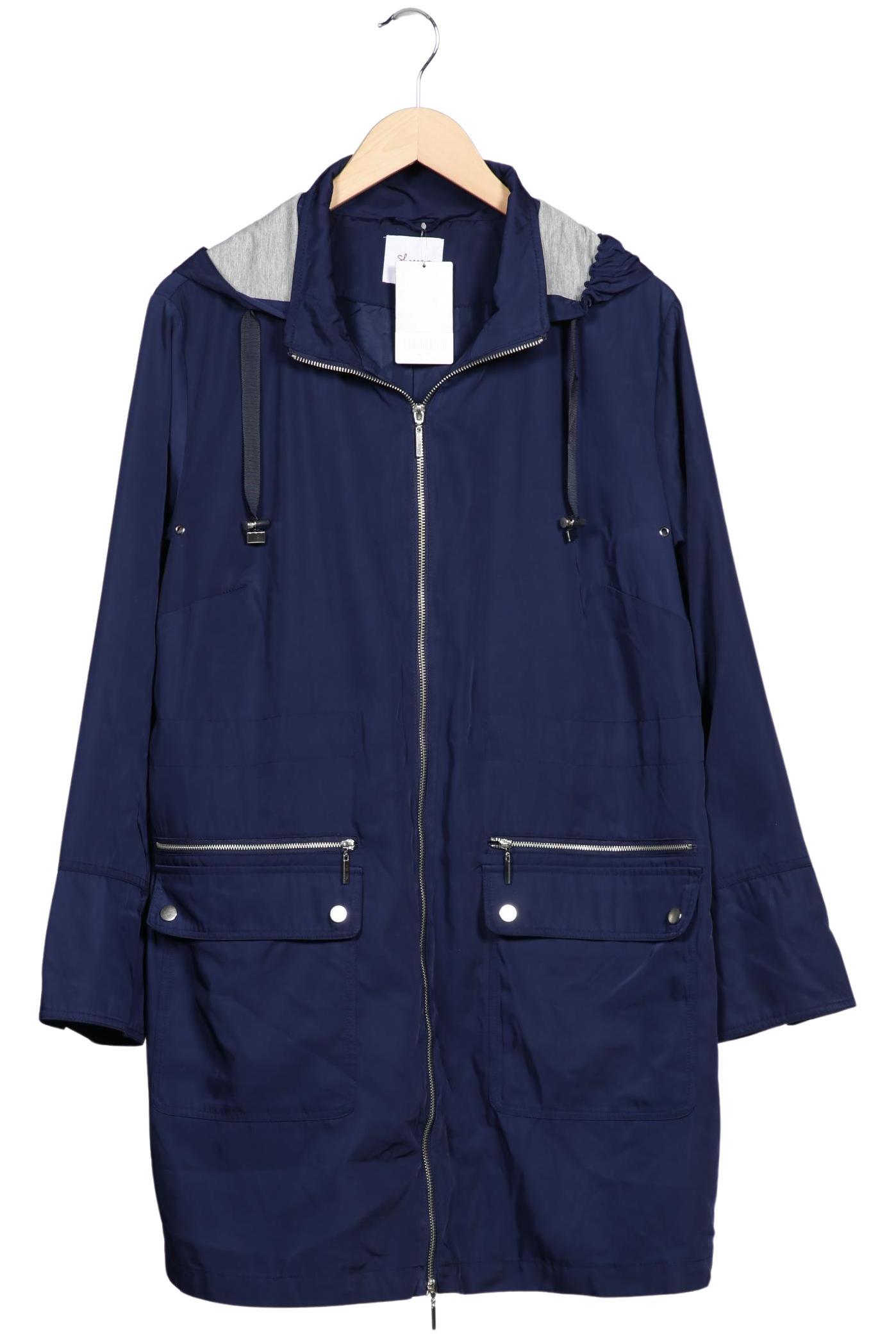 

sheego Damen Mantel, marineblau, Gr. 46