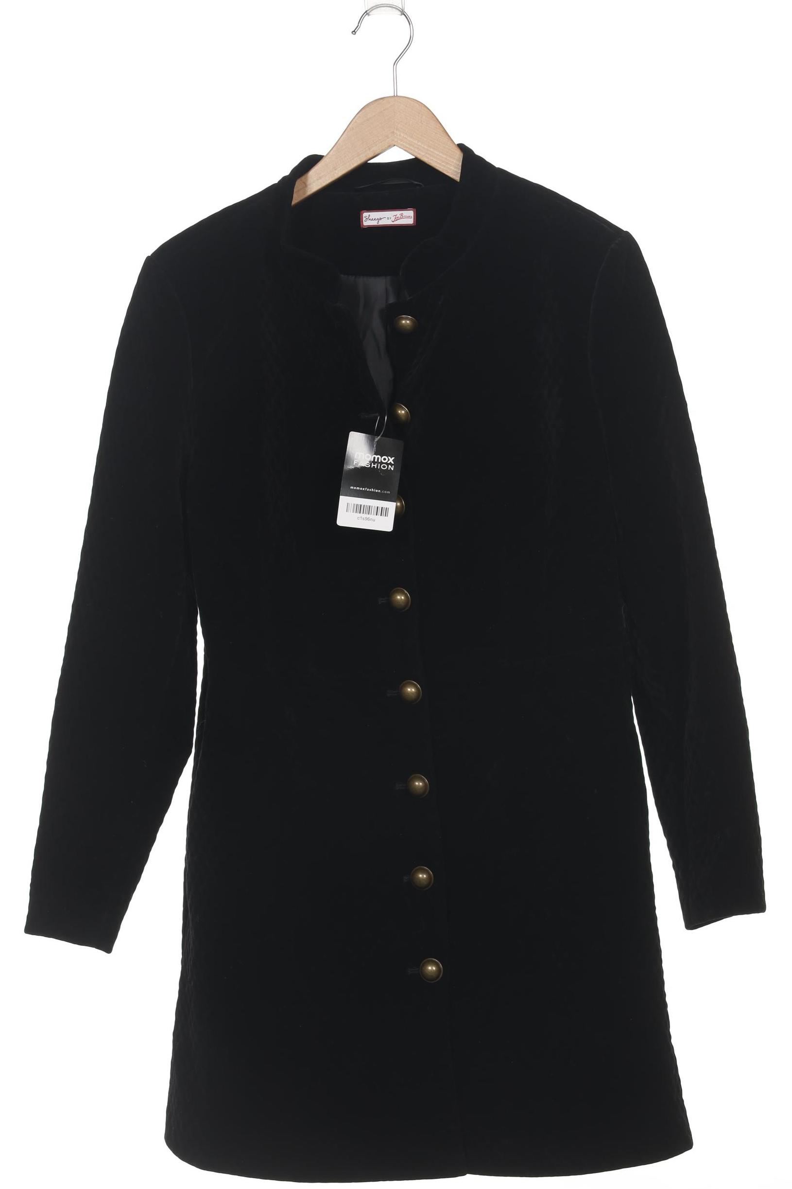 

sheego Damen Mantel, schwarz, Gr. 42