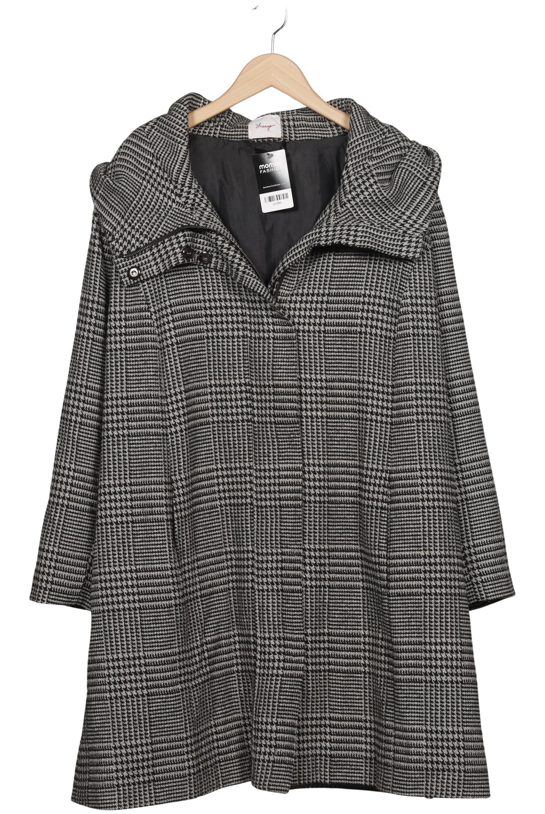 

sheego Damen Mantel, grau, Gr. 52