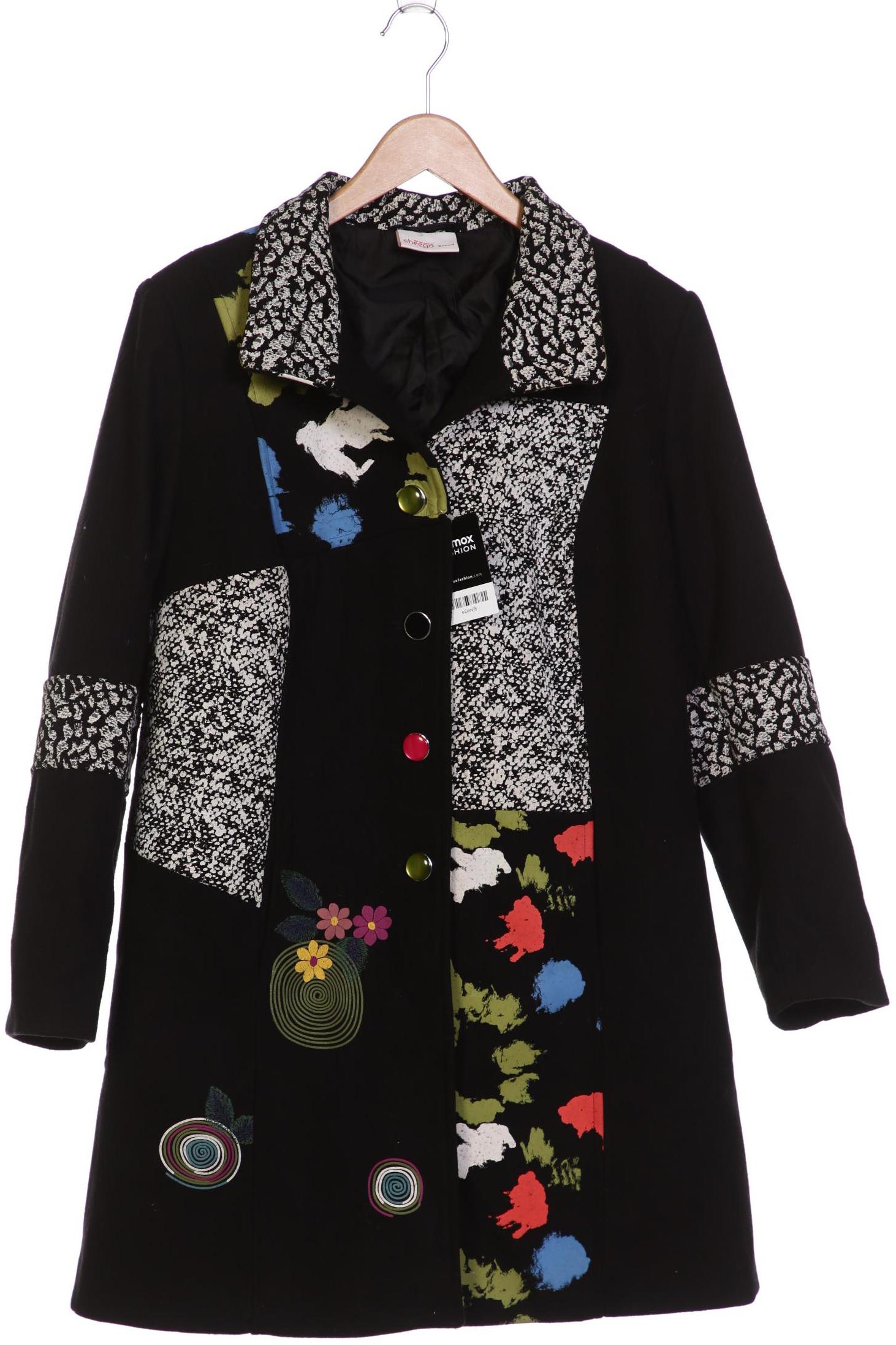 

sheego Damen Mantel, schwarz