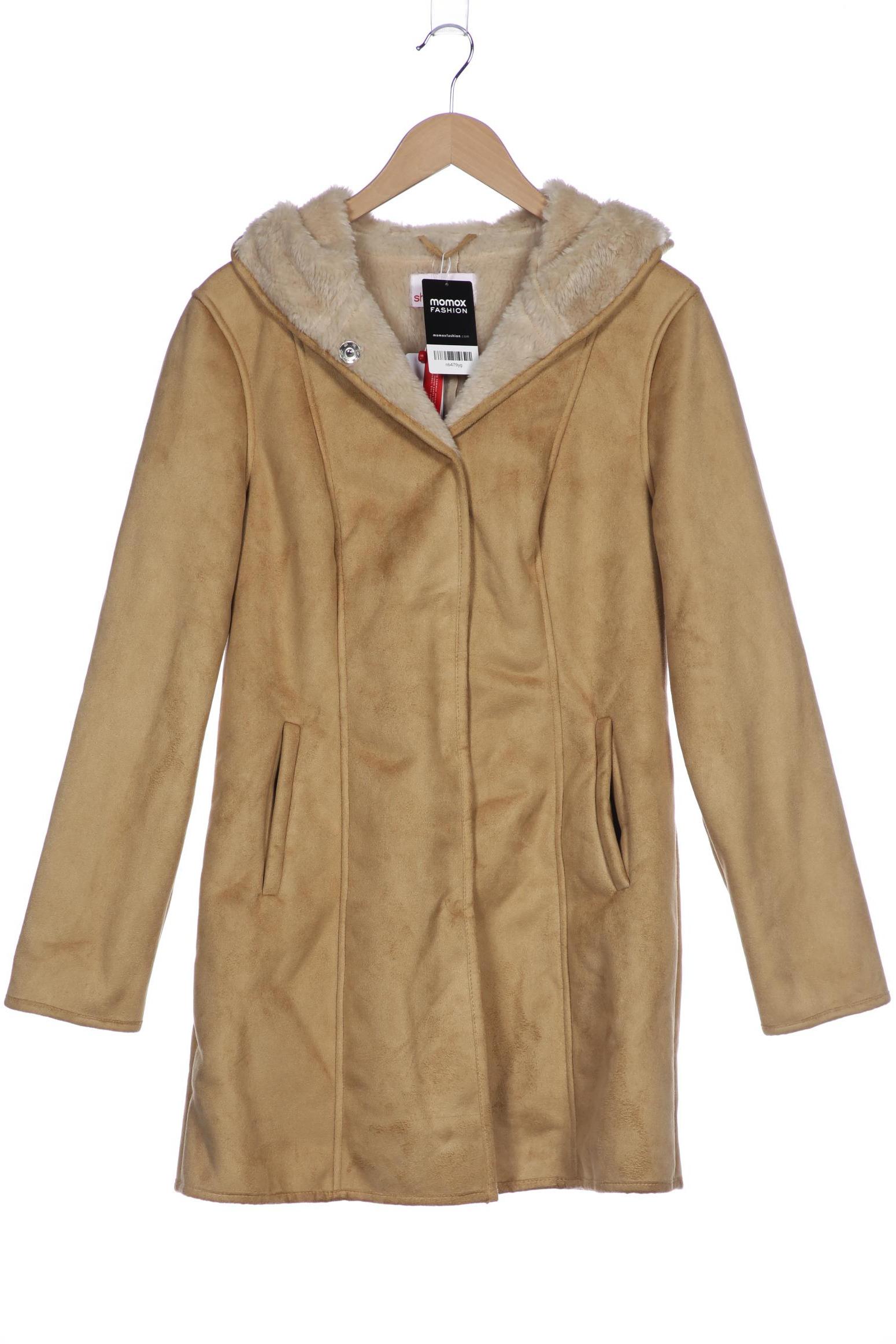 

sheego Damen Mantel, beige, Gr. 42