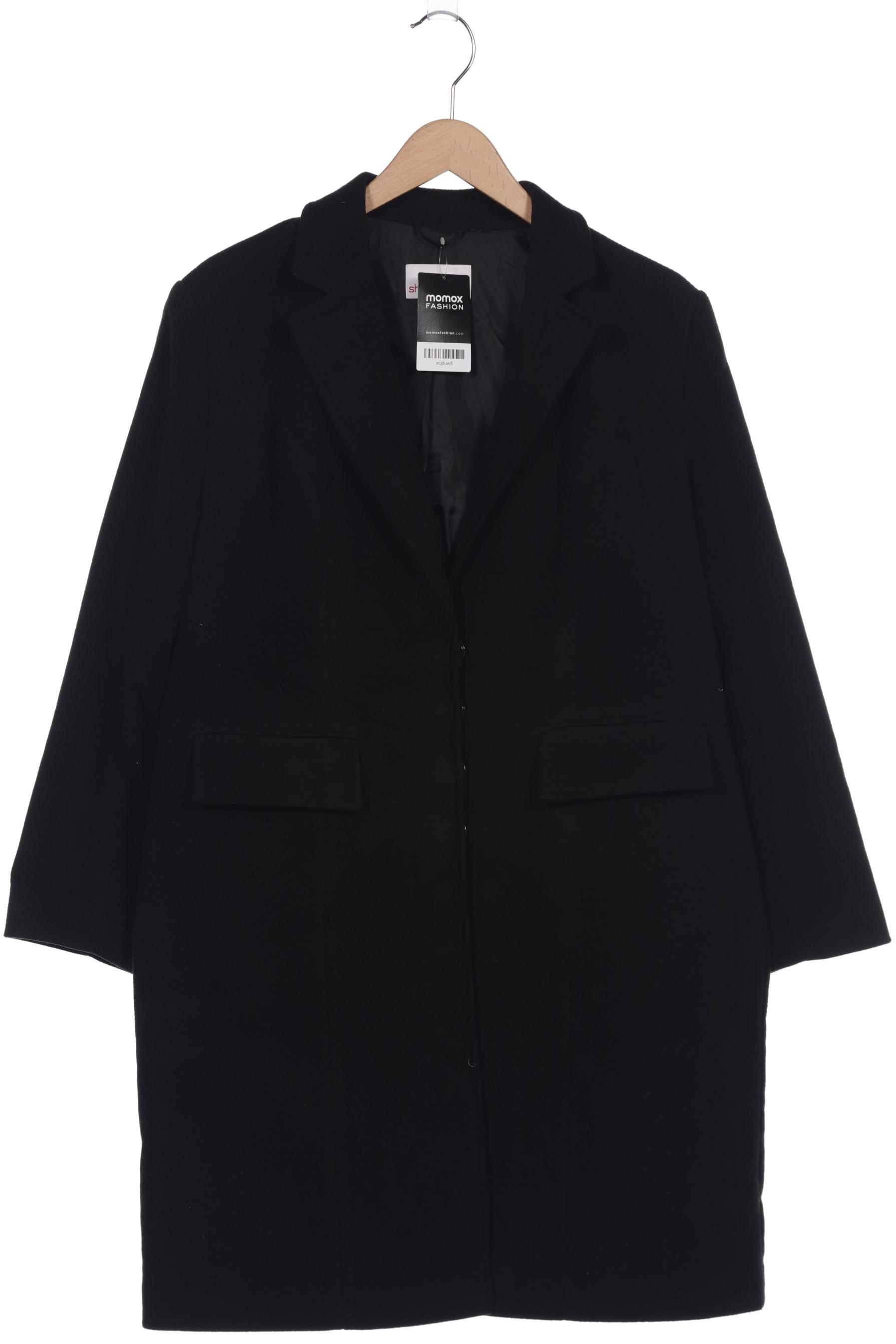 

sheego Damen Mantel, schwarz, Gr. 42