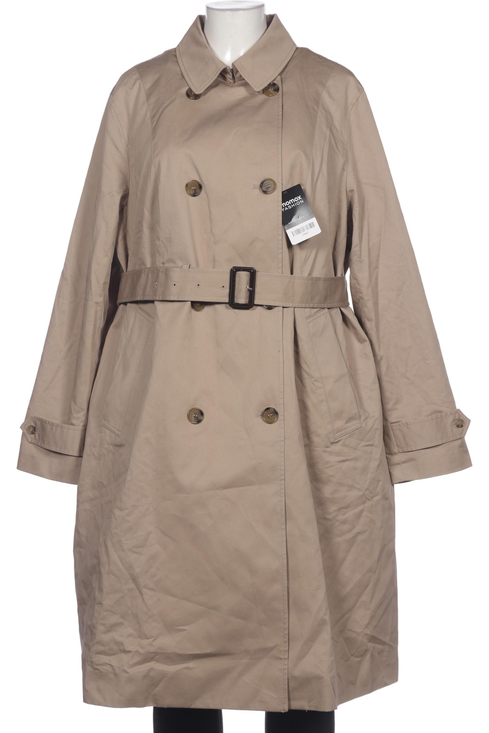 

sheego Damen Mantel, beige, Gr. 46