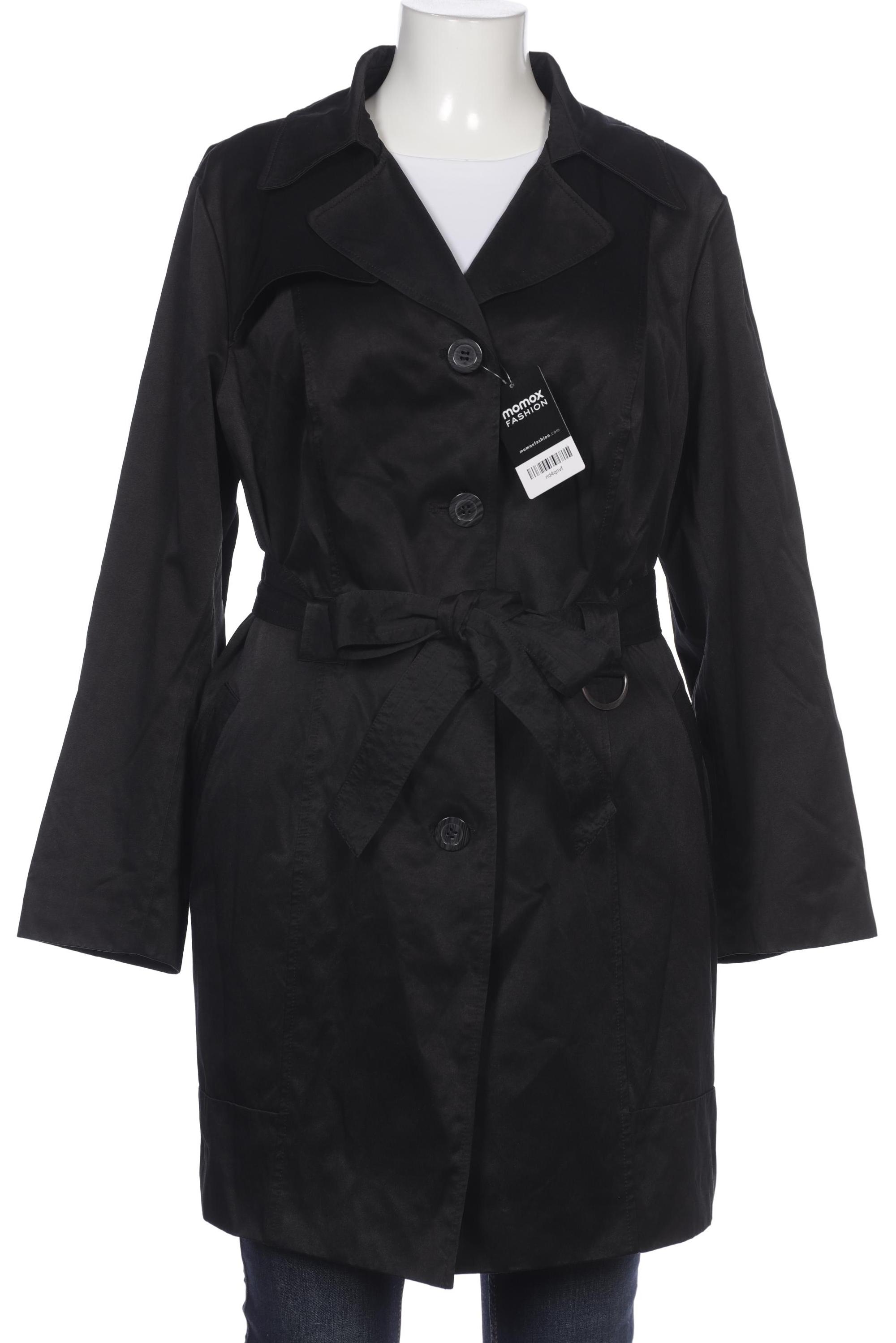 

sheego Damen Mantel, schwarz