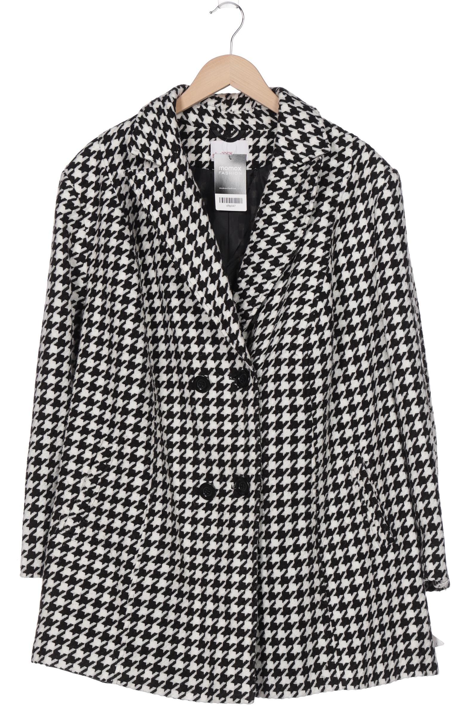 

sheego Damen Mantel, schwarz