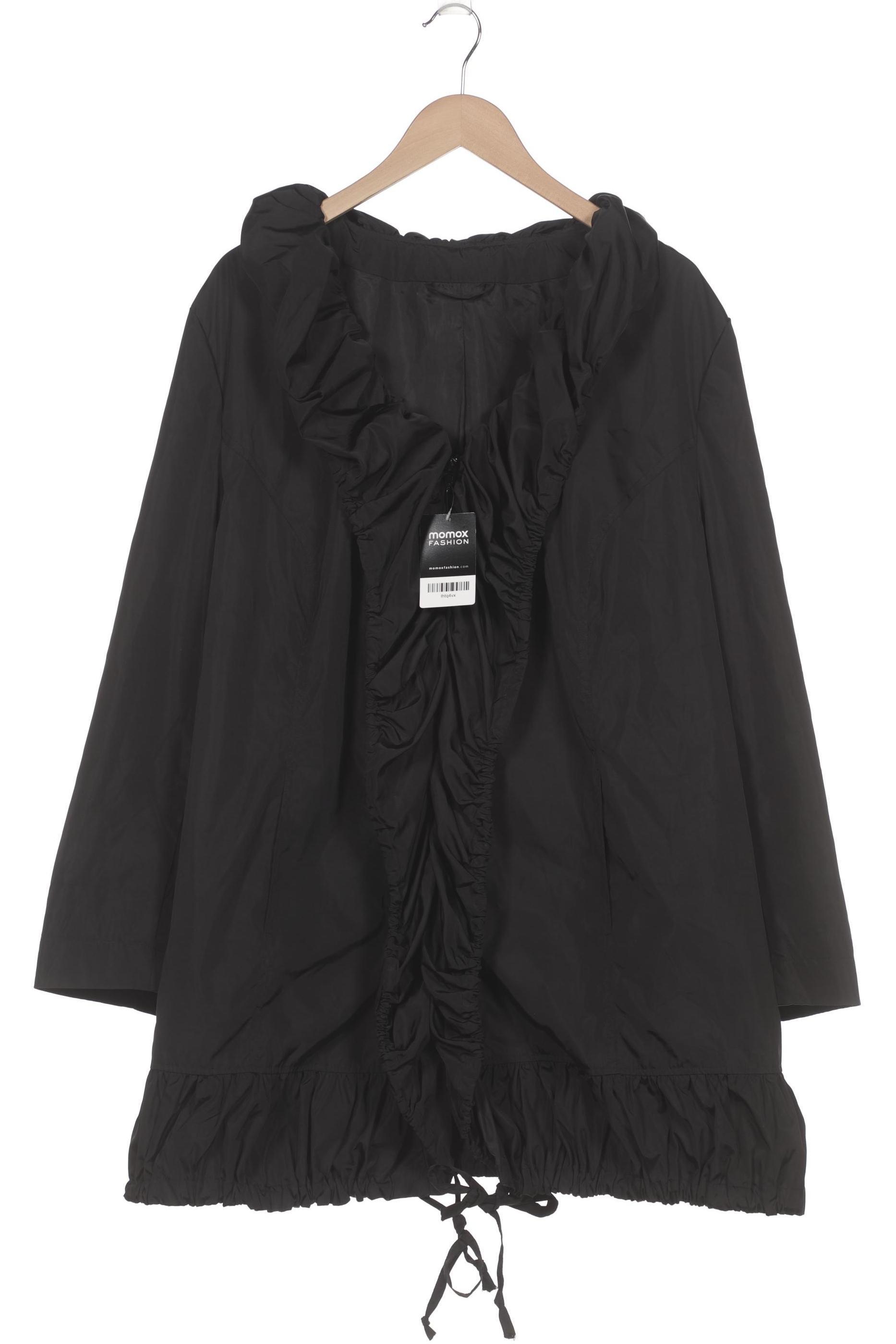 

sheego Damen Mantel, schwarz, Gr. 52