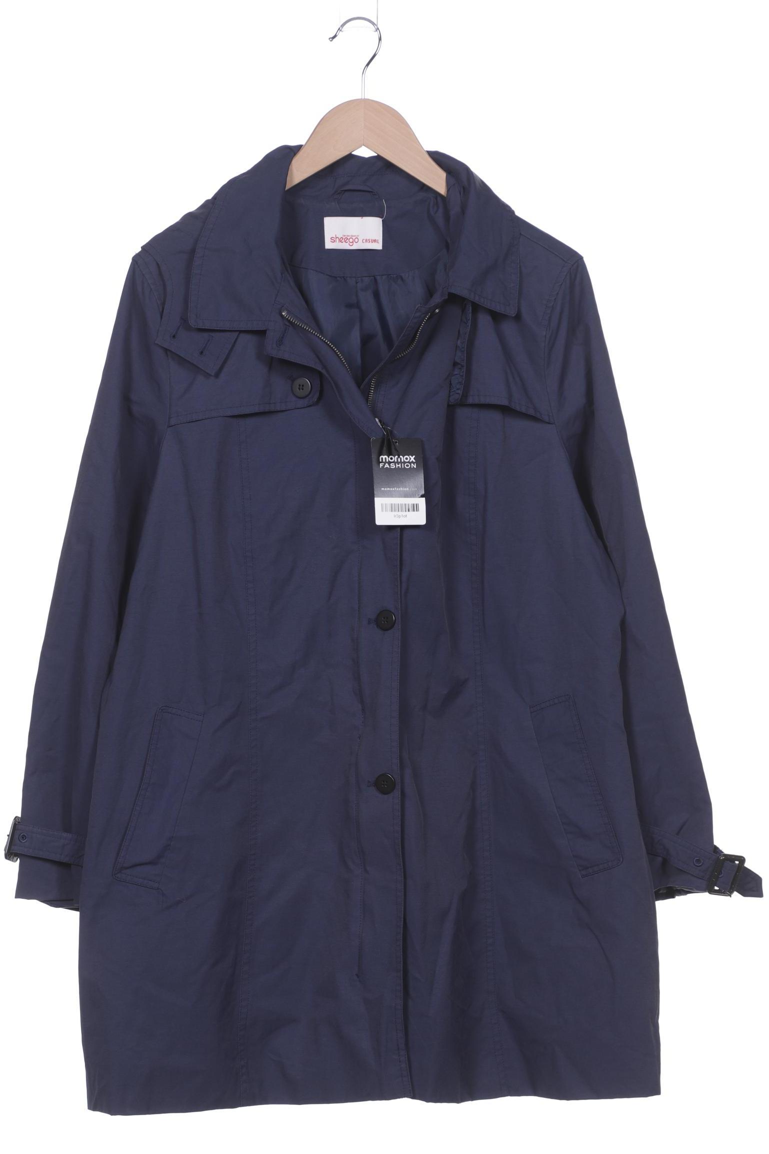 

sheego Damen Mantel, marineblau