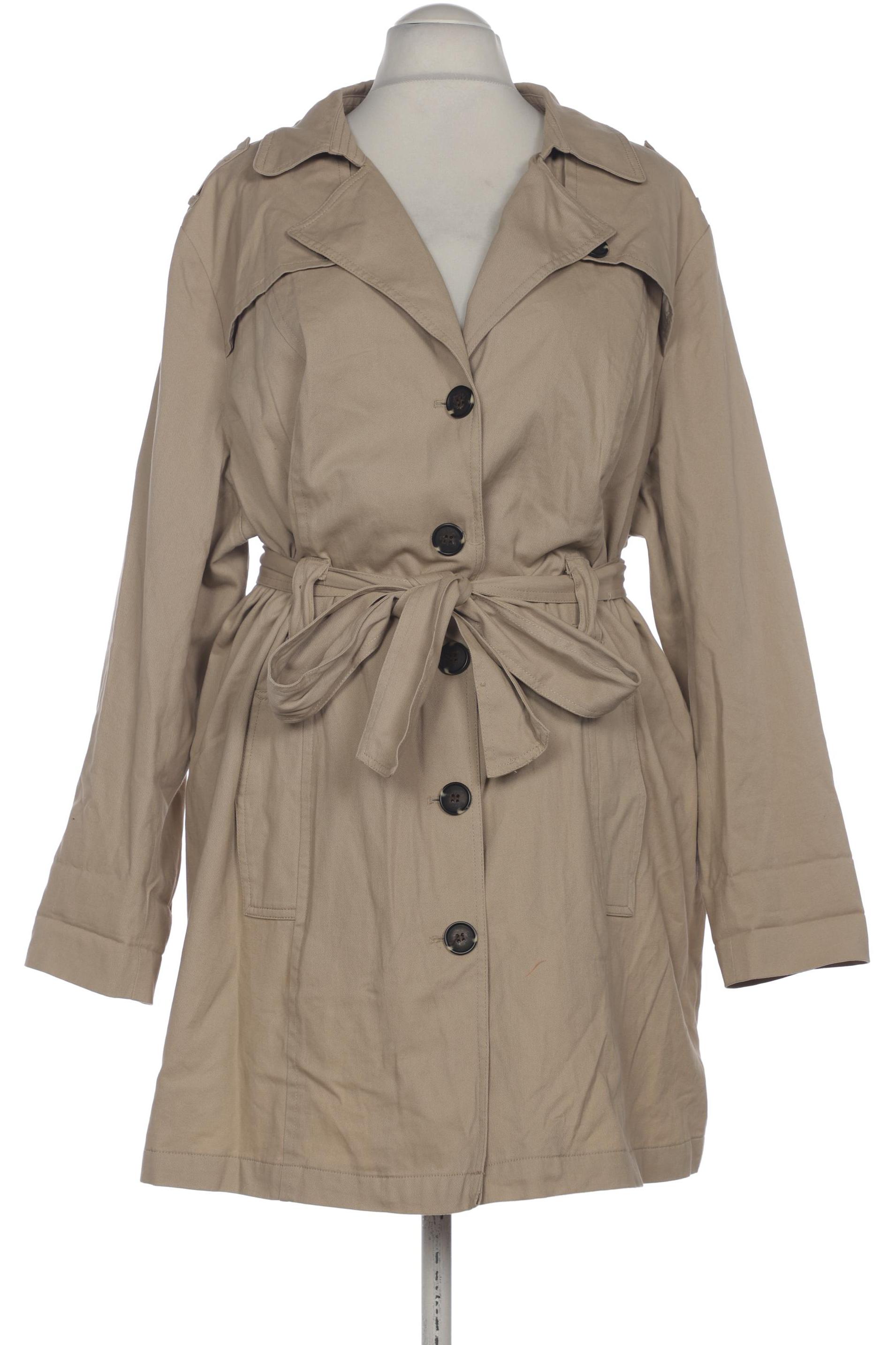 

sheego Damen Mantel, beige, Gr. 54
