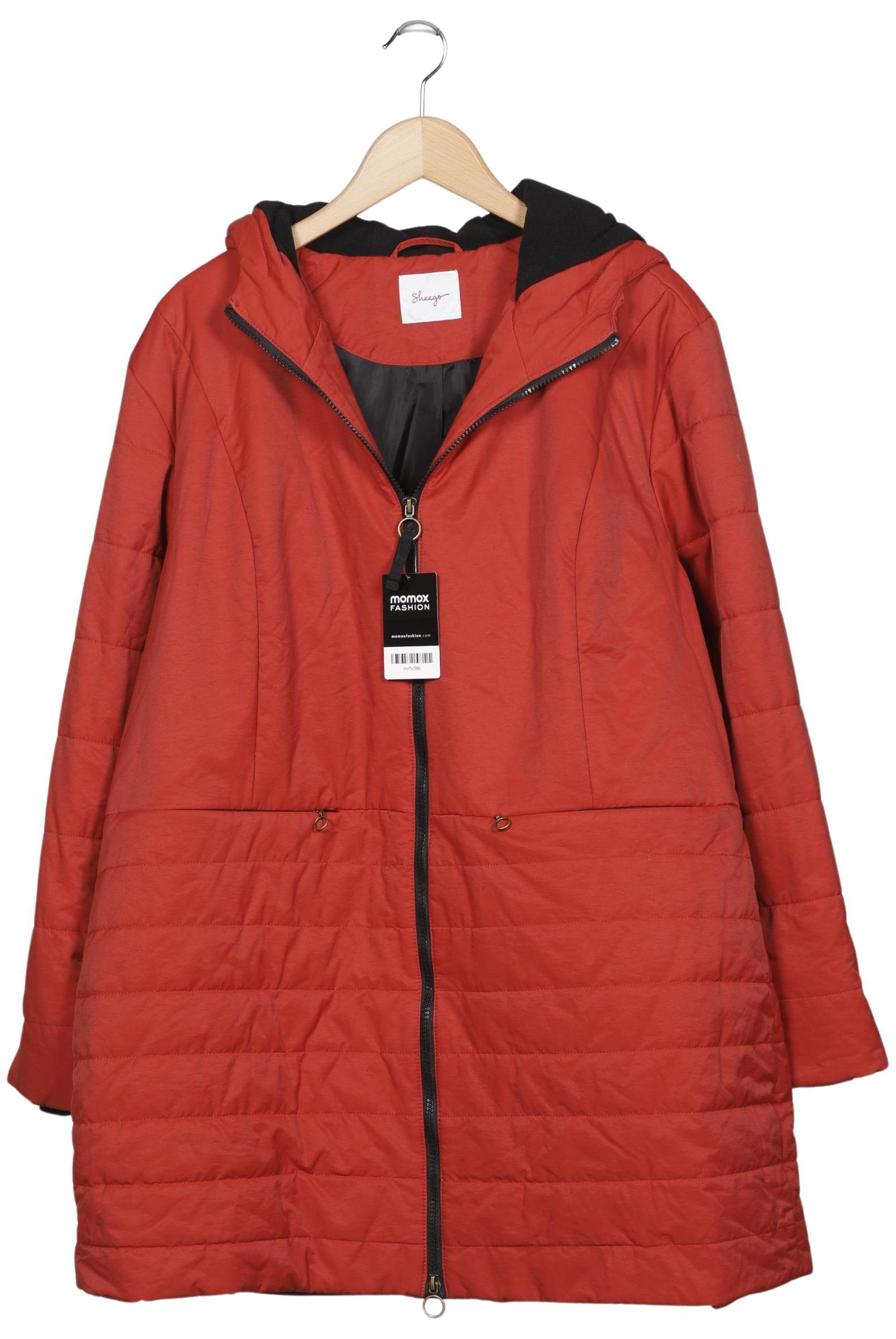 

sheego Damen Mantel, rot, Gr. 48