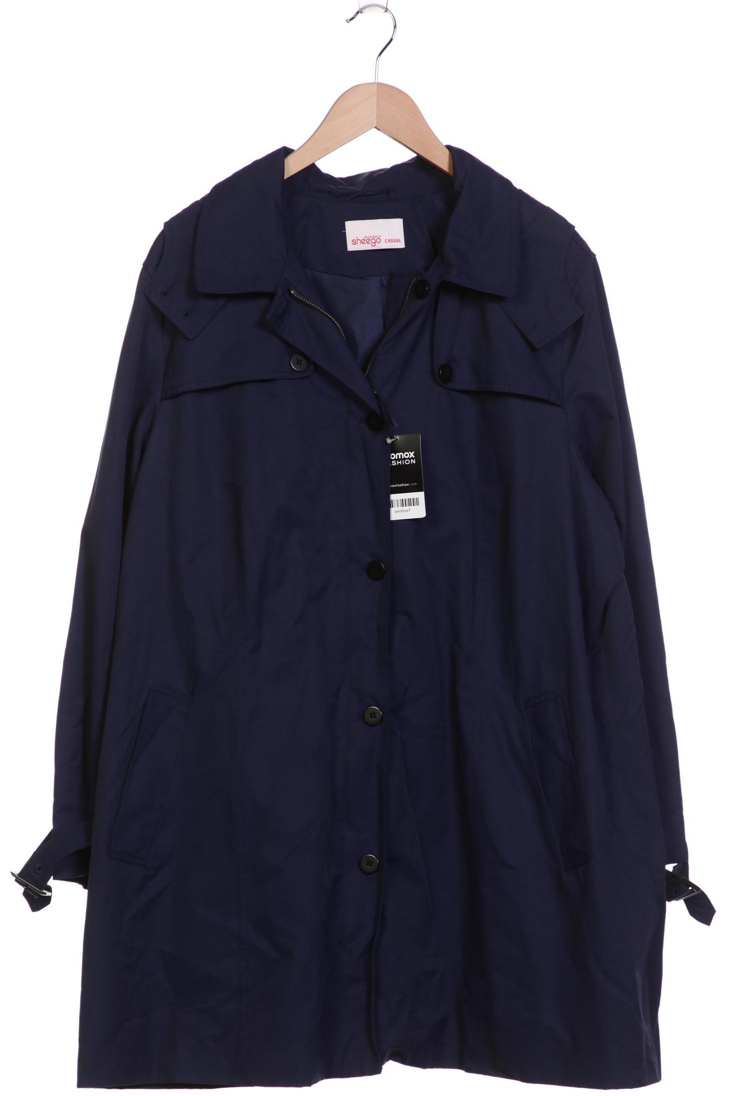 

sheego Damen Mantel, marineblau, Gr. 52
