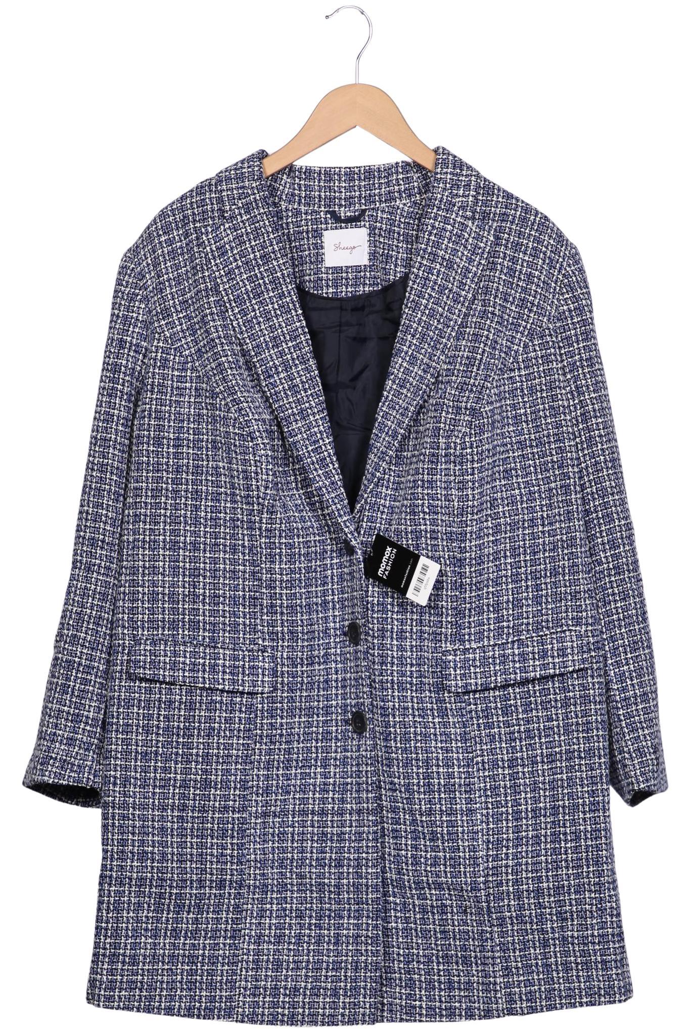 

sheego Damen Mantel, blau, Gr. 52