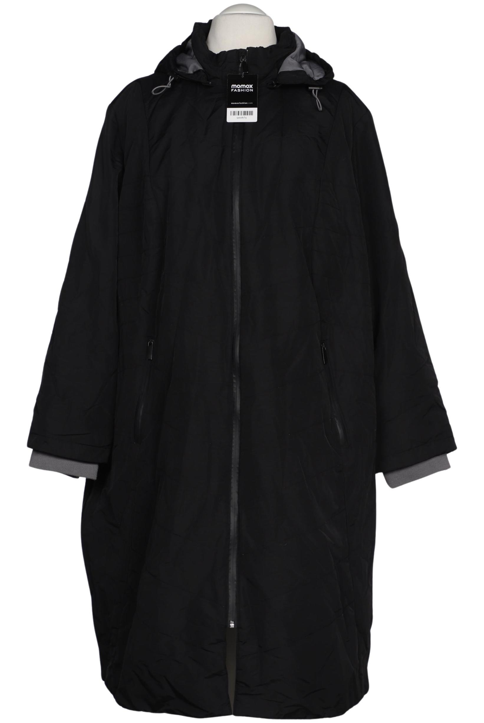 

sheego Damen Mantel, schwarz, Gr. 54