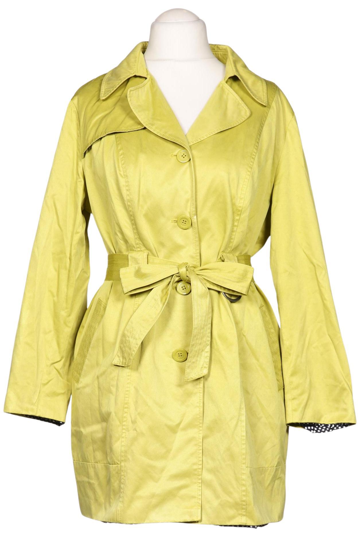 

sheego Damen Mantel, gelb, Gr. 46