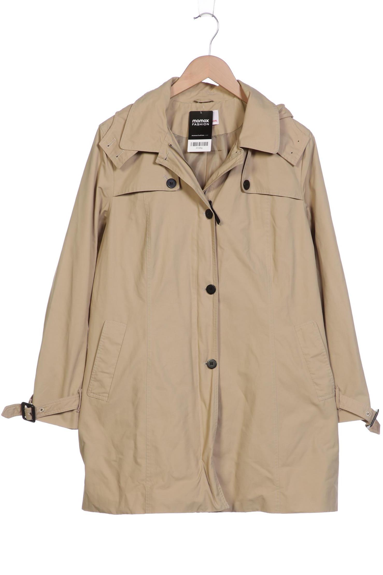 

sheego Damen Mantel, beige, Gr. 44