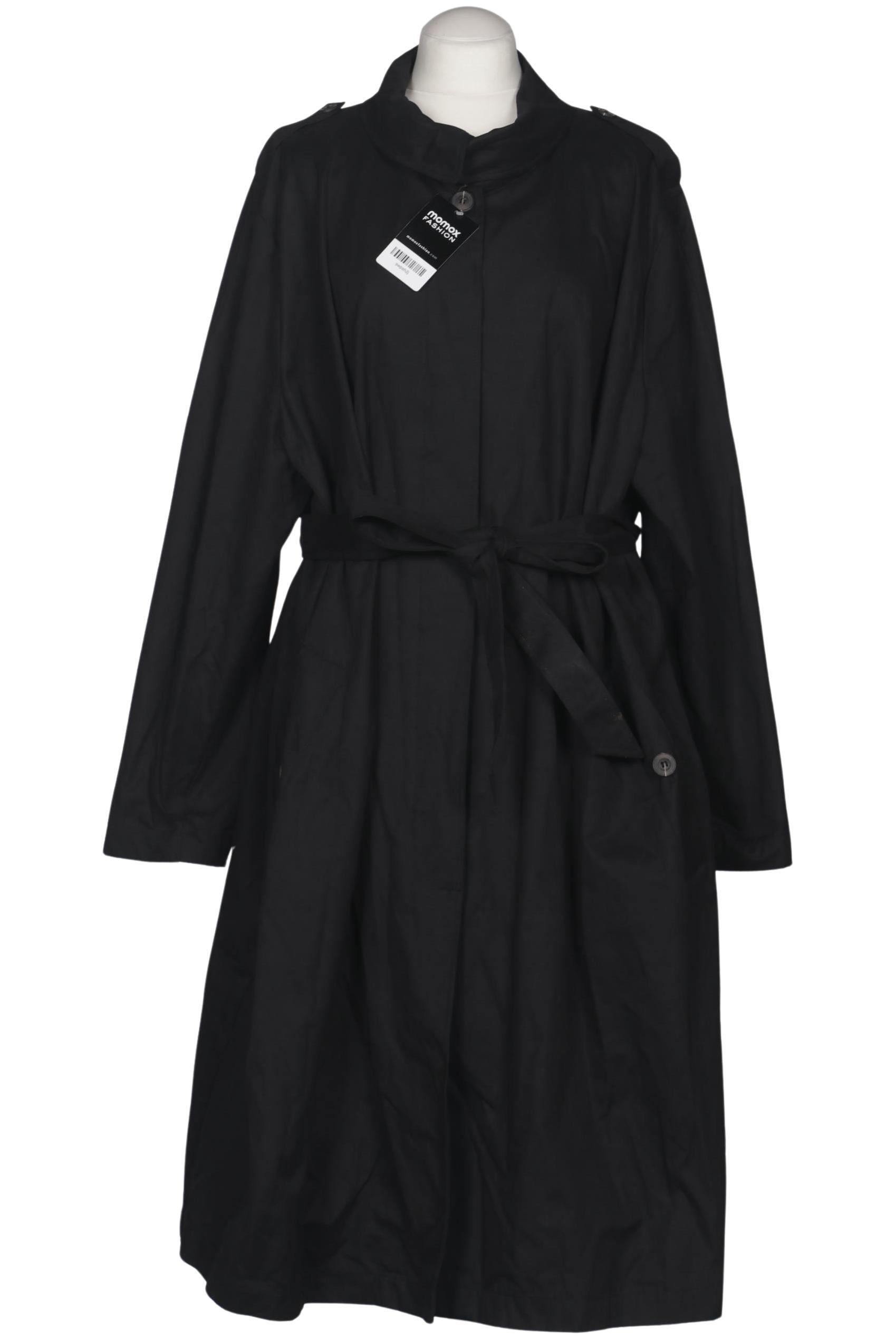 

sheego Damen Mantel, schwarz, Gr. 54