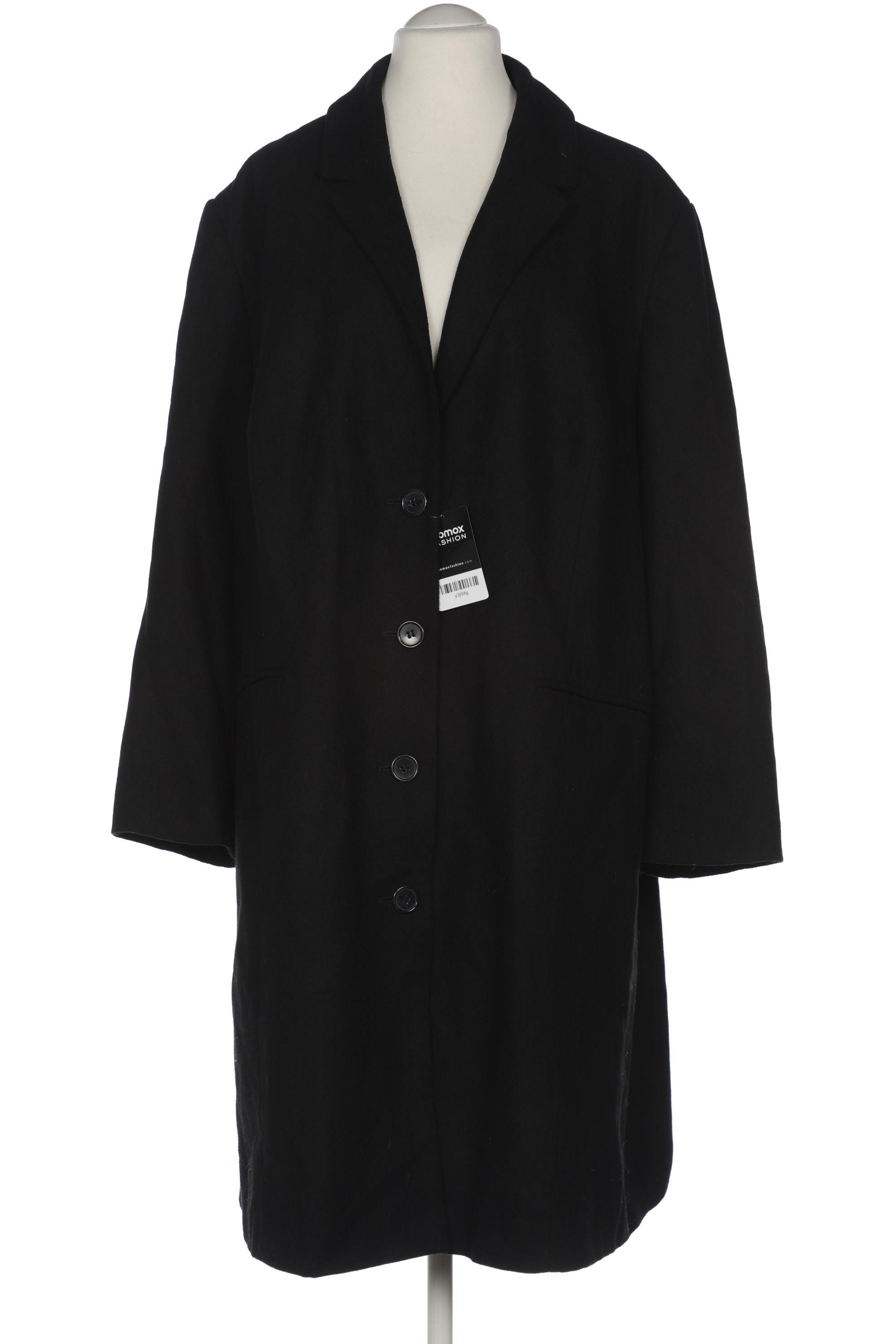 

sheego Damen Mantel, schwarz, Gr. 58