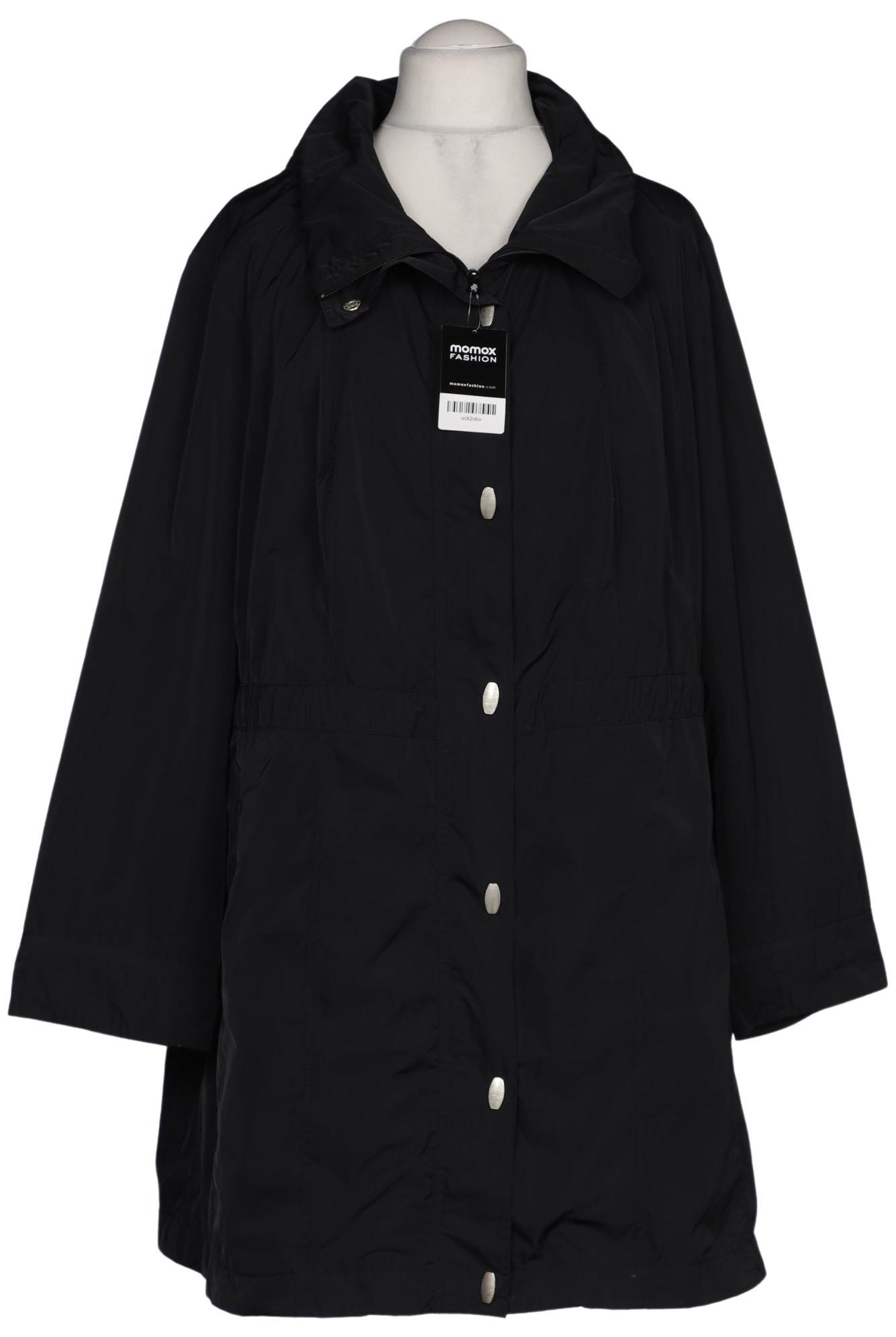 

sheego Damen Mantel, schwarz, Gr. 54