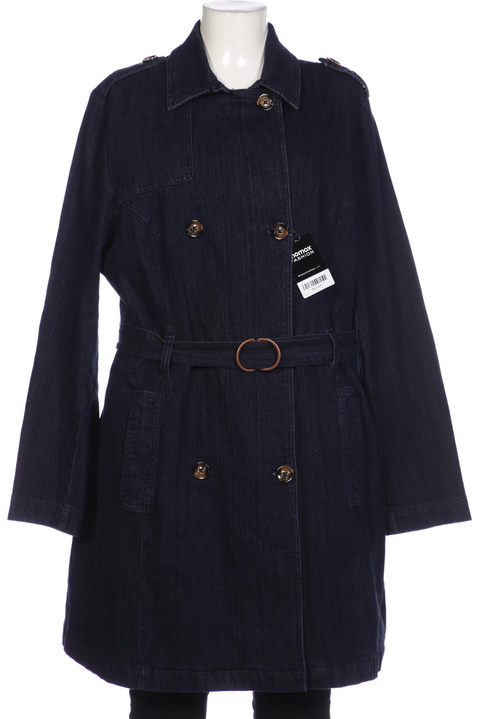 

sheego Damen Mantel, marineblau, Gr. 48
