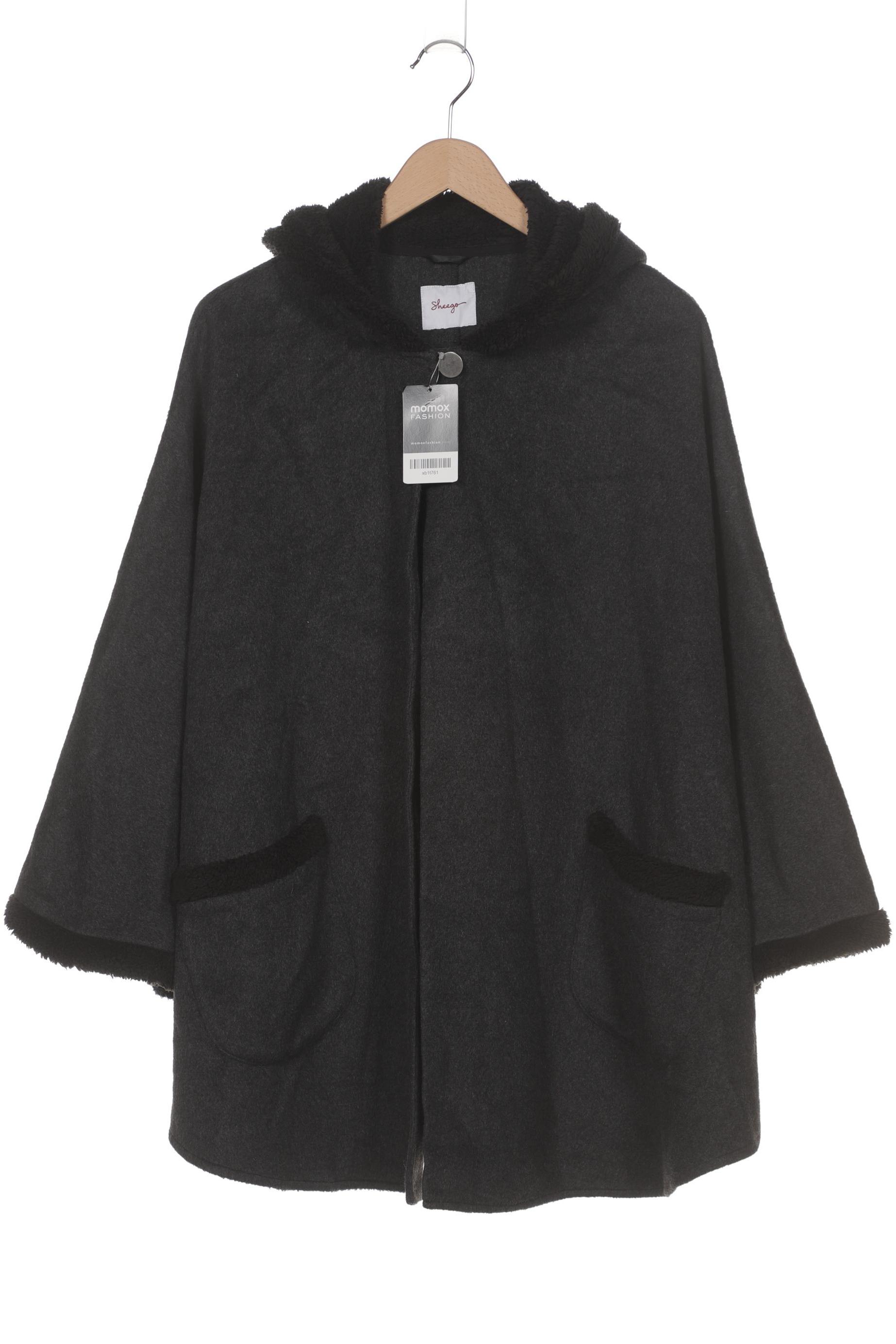 

sheego Damen Mantel, grau, Gr. uni