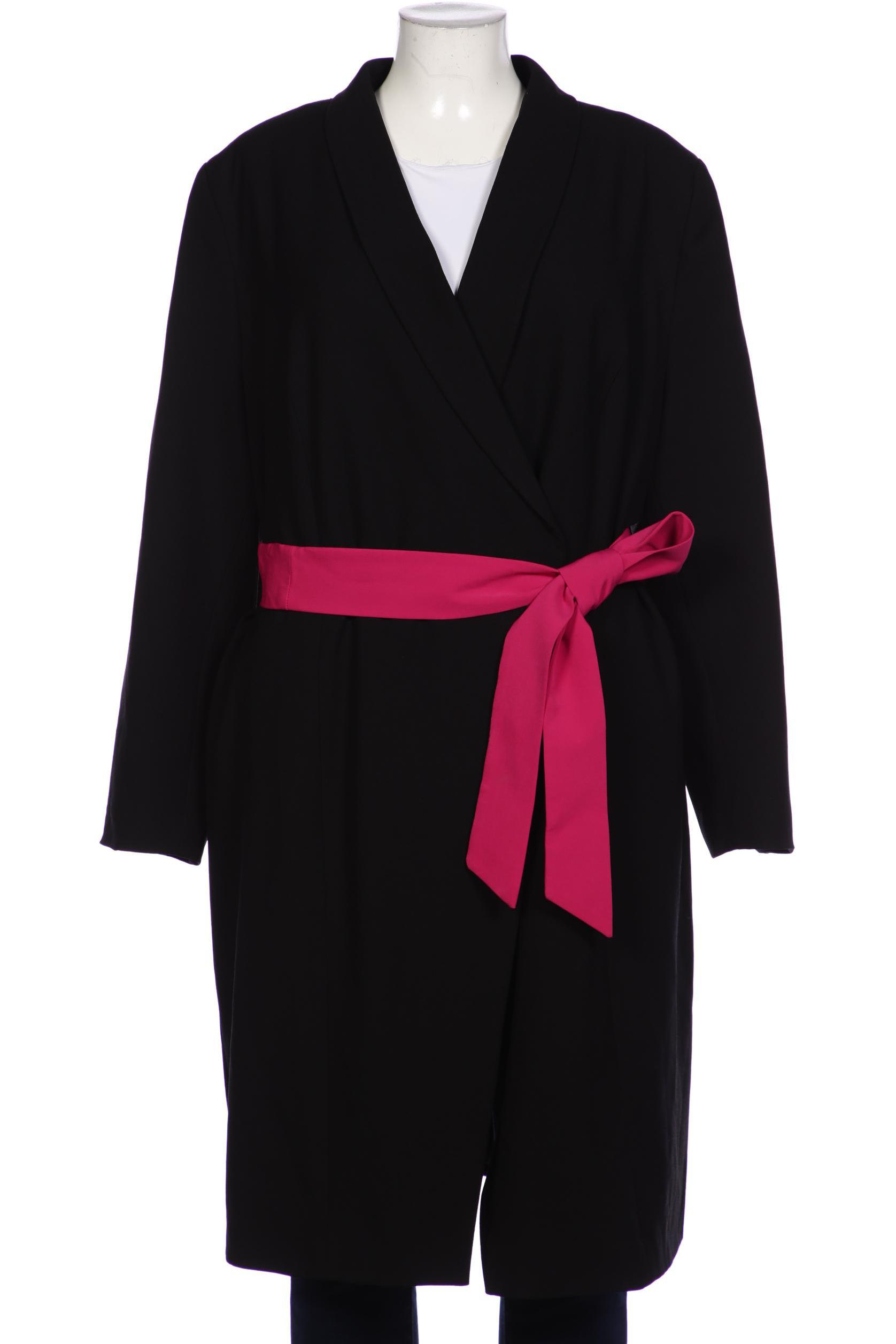 

sheego Damen Mantel, schwarz, Gr. 50