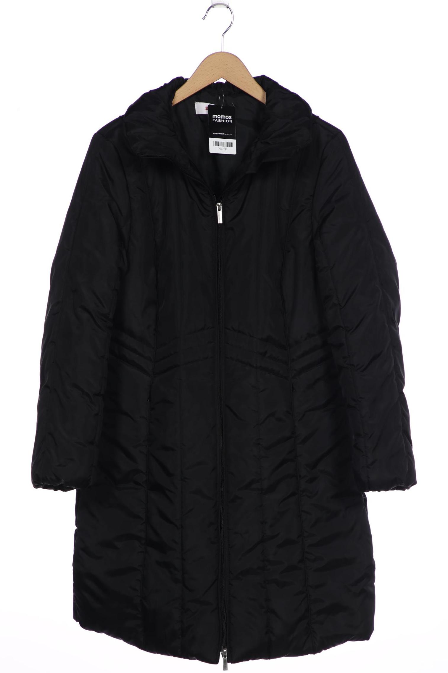 

sheego Damen Mantel, schwarz
