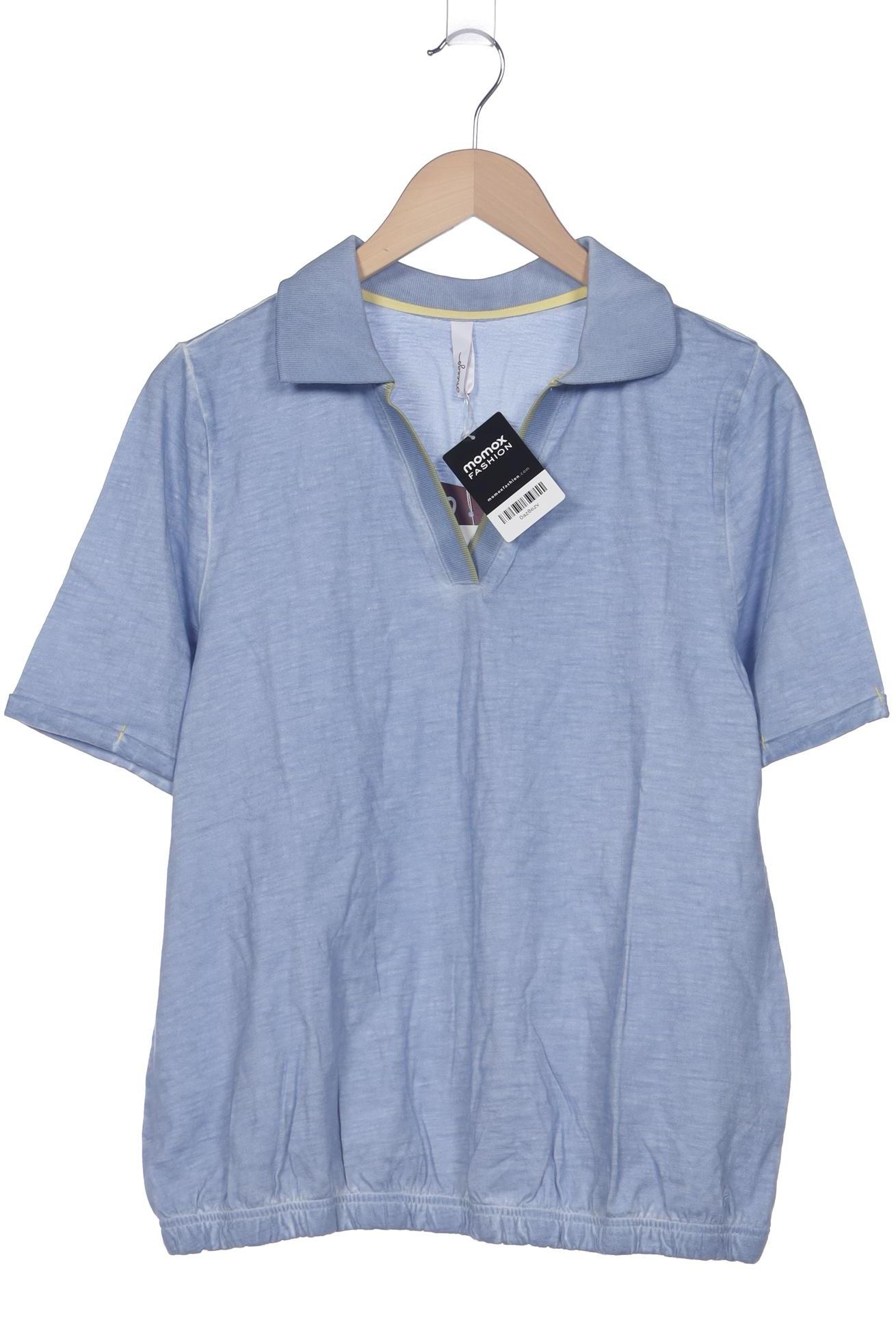 

sheego Damen Poloshirt, hellblau, Gr. 40