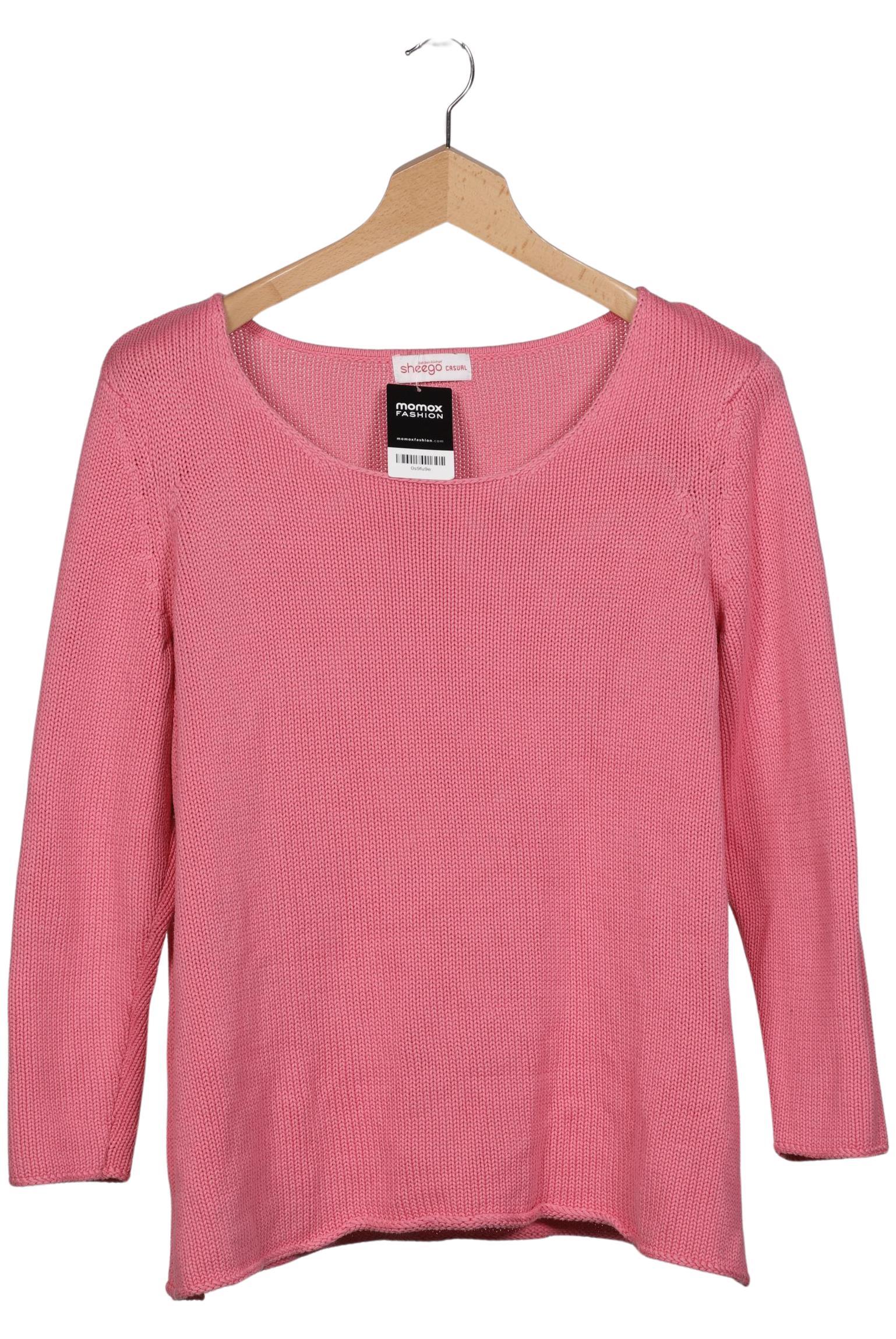 

sheego Damen Pullover, pink, Gr. 48