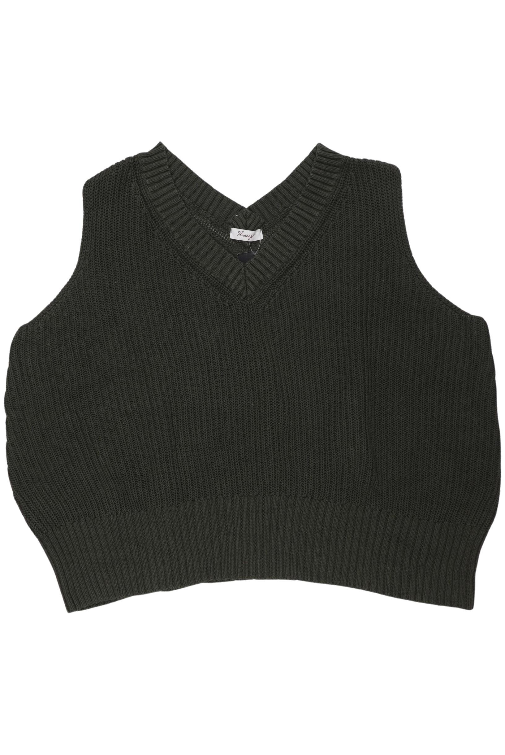 

sheego Damen Pullover, grün, Gr. 48