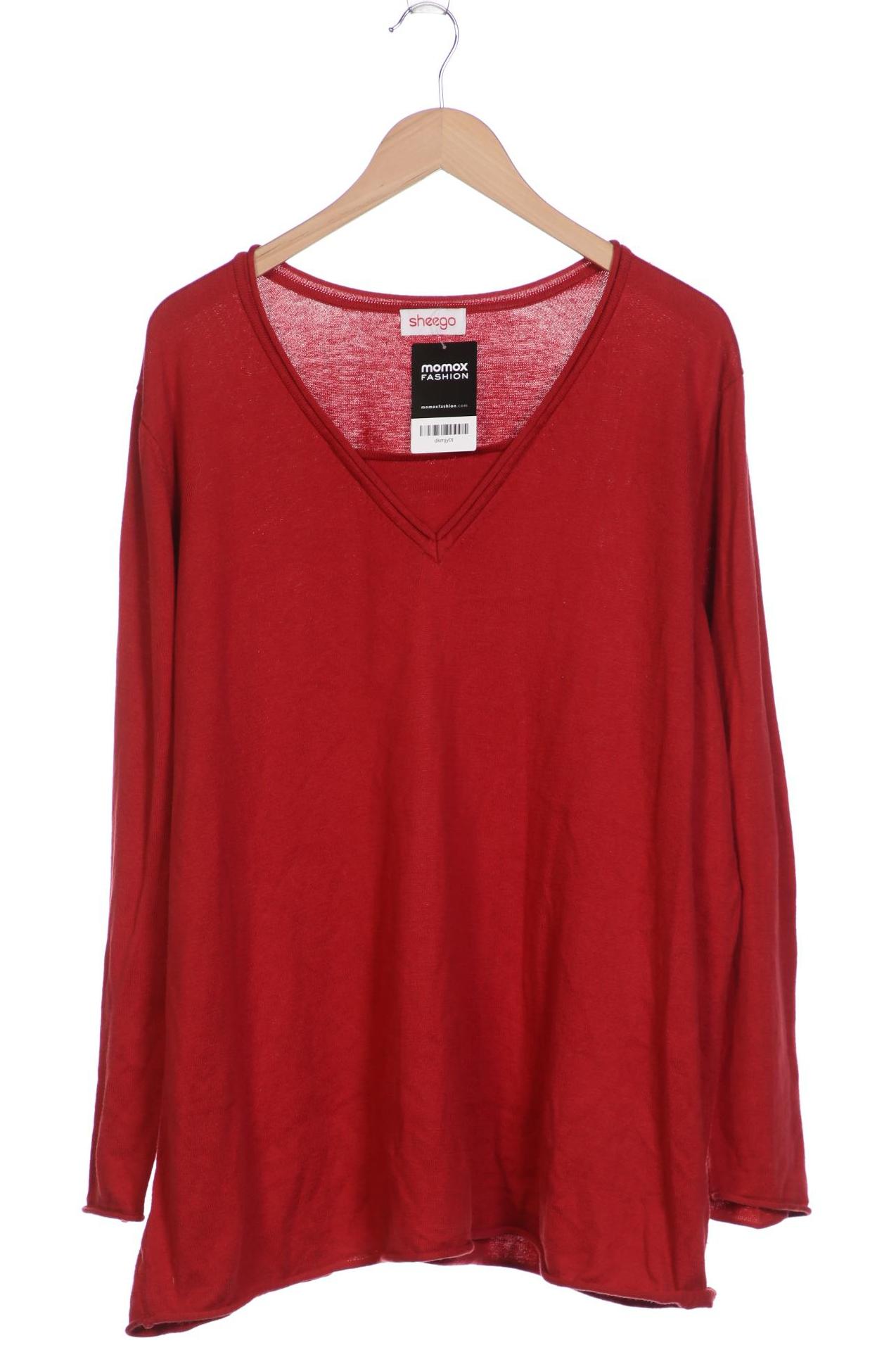 

sheego Damen Pullover, rot