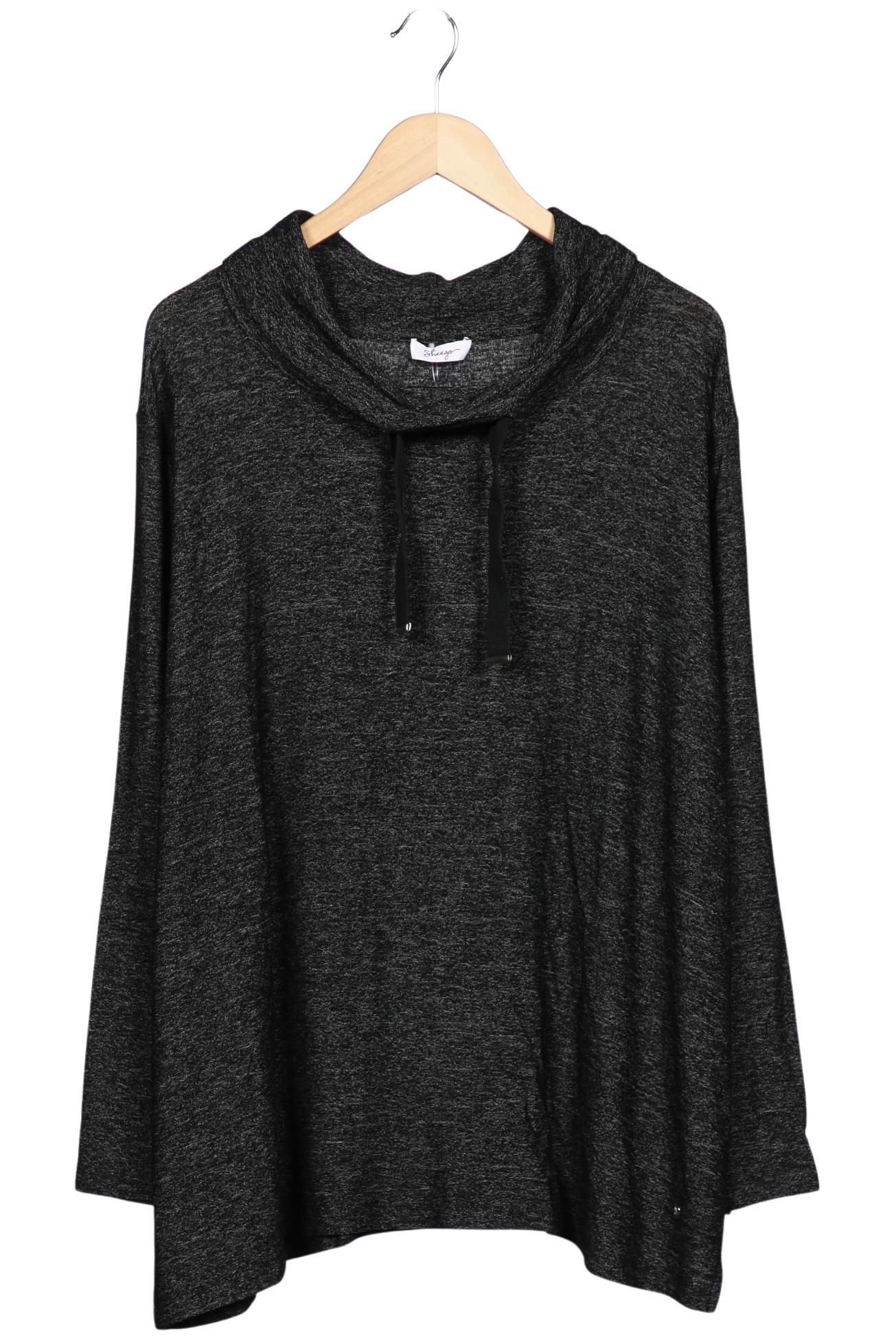 

sheego Damen Pullover, grau, Gr. 52