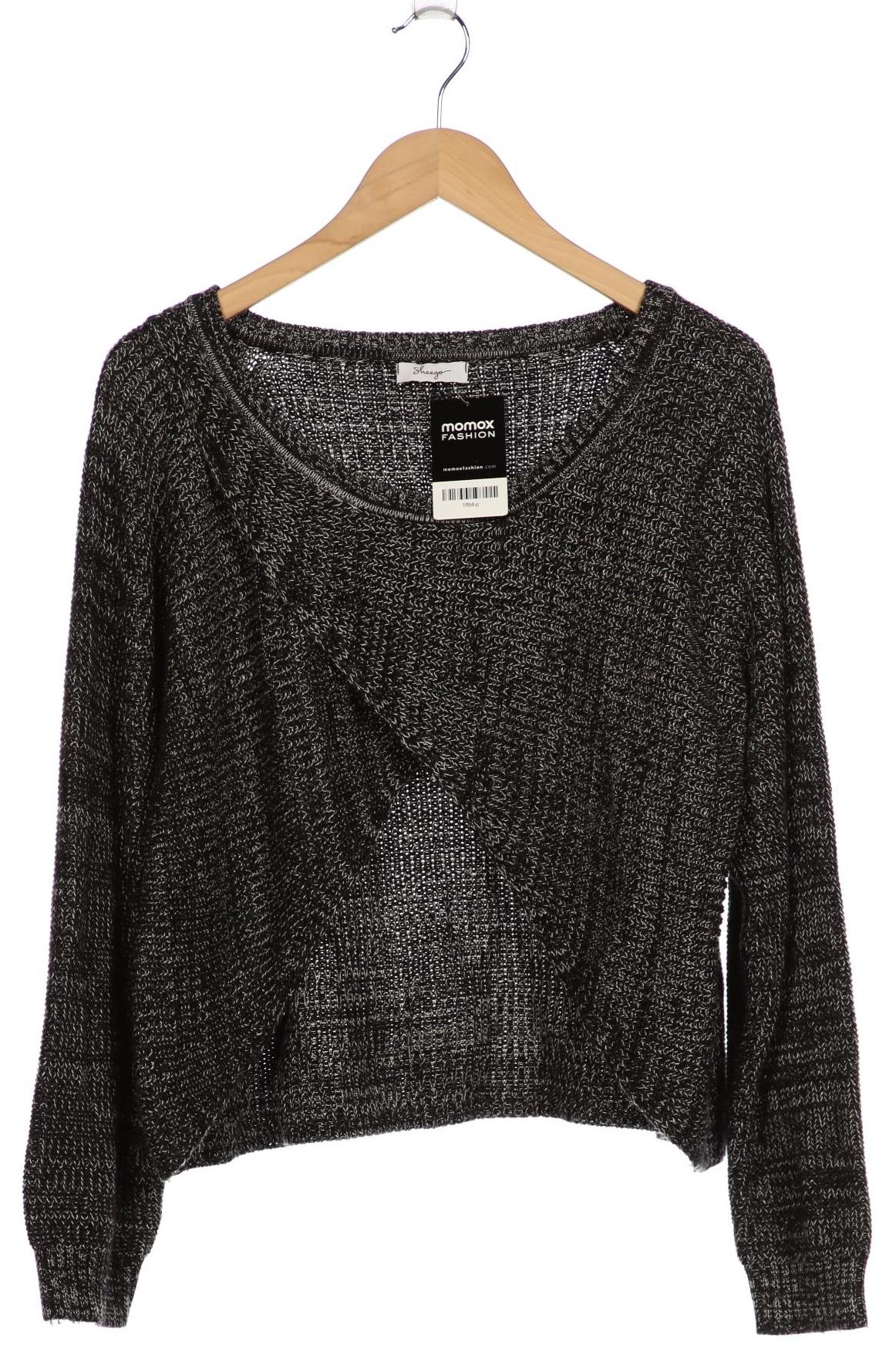 

sheego Damen Pullover, schwarz, Gr. 48