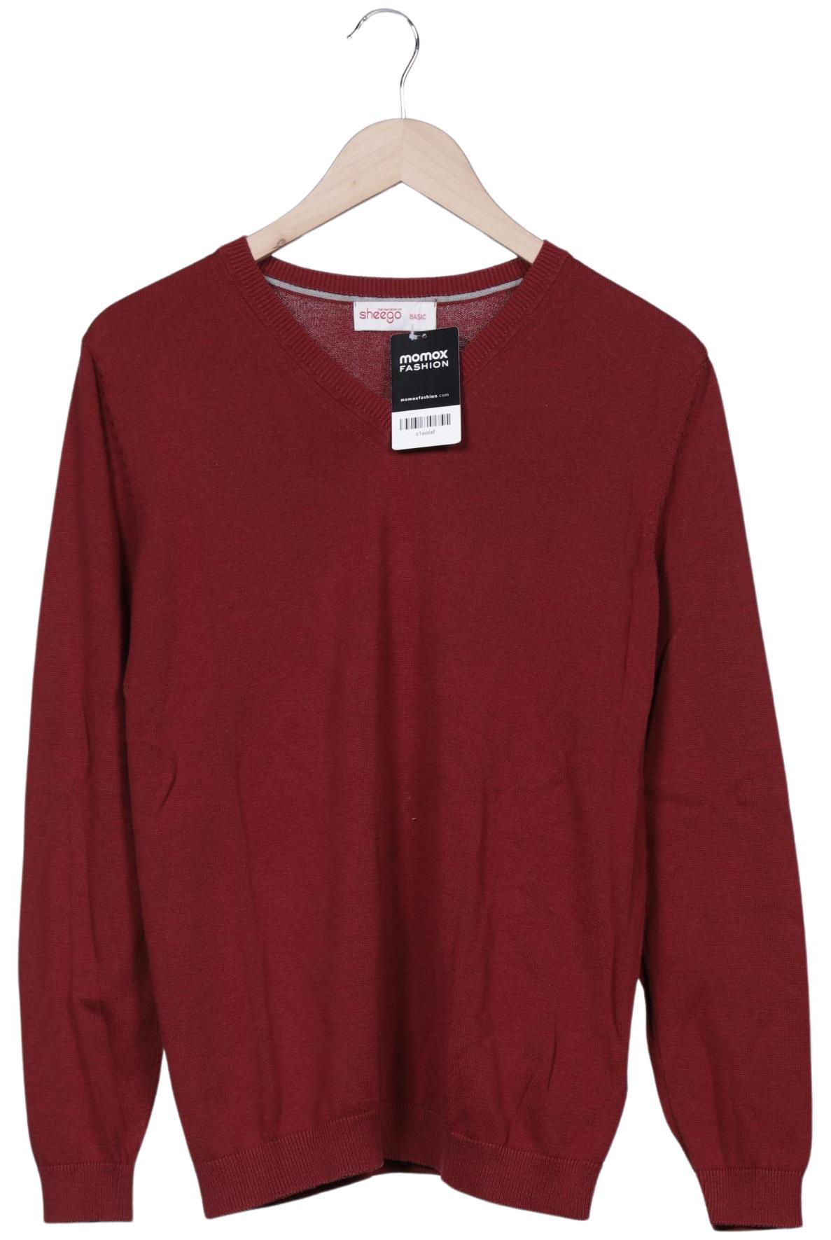 

sheego Damen Pullover, bordeaux, Gr. 40