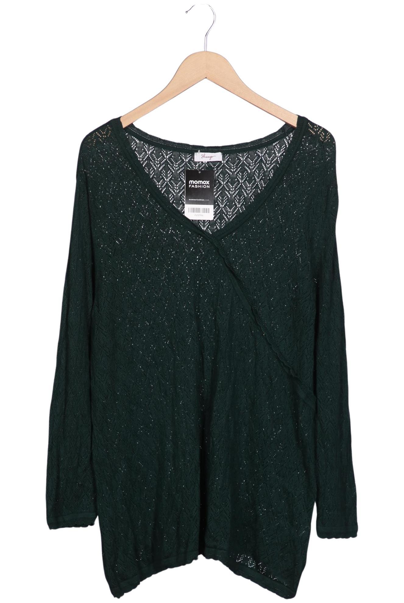 

sheego Damen Pullover, grün, Gr. 52