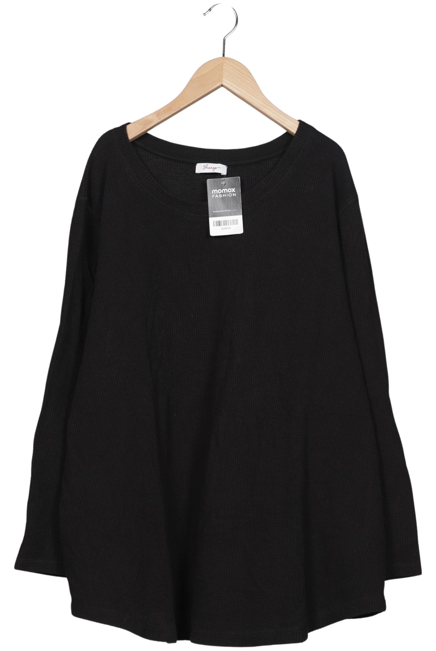 

sheego Damen Pullover, schwarz, Gr. 56