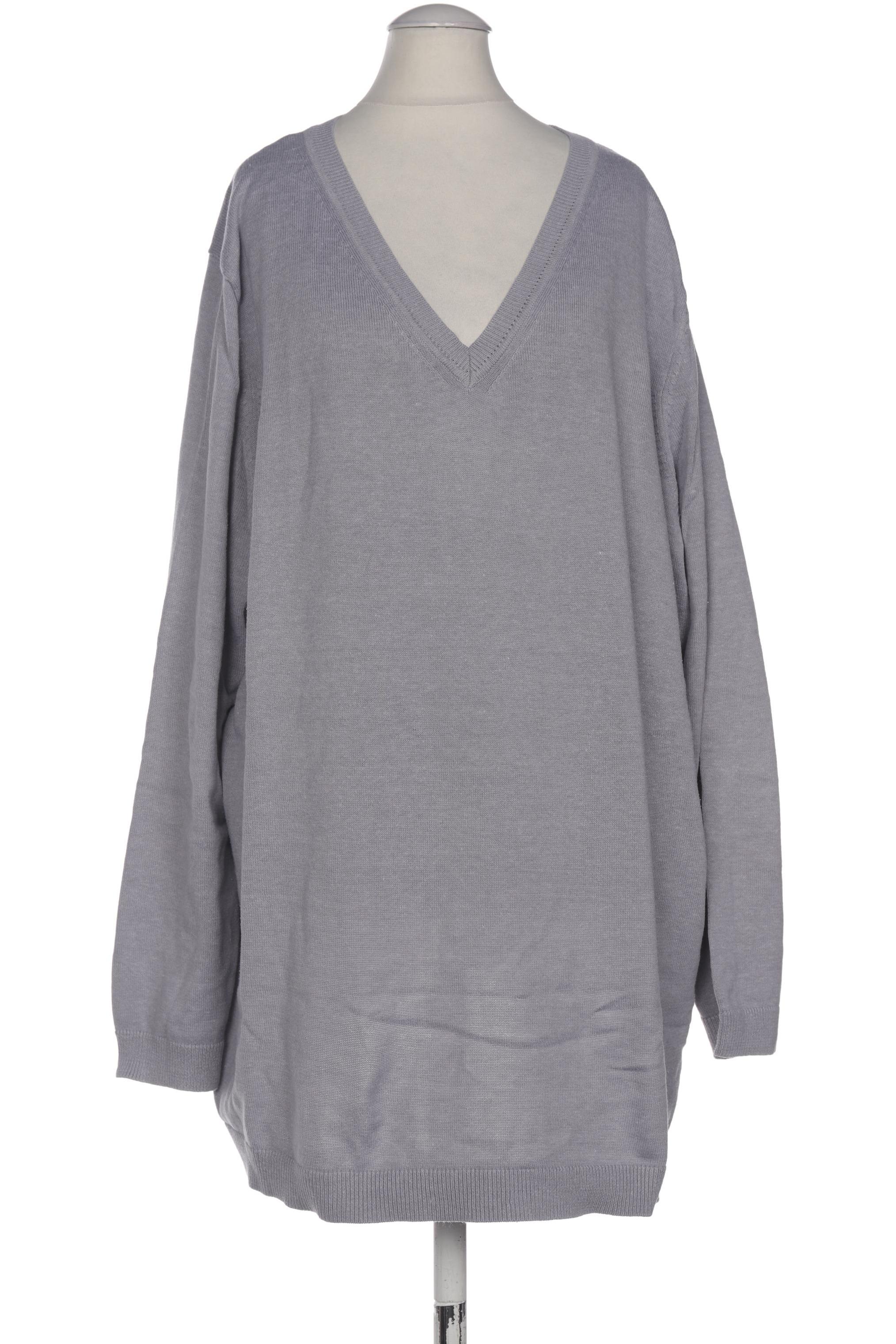 

sheego Damen Pullover, grau, Gr. 56
