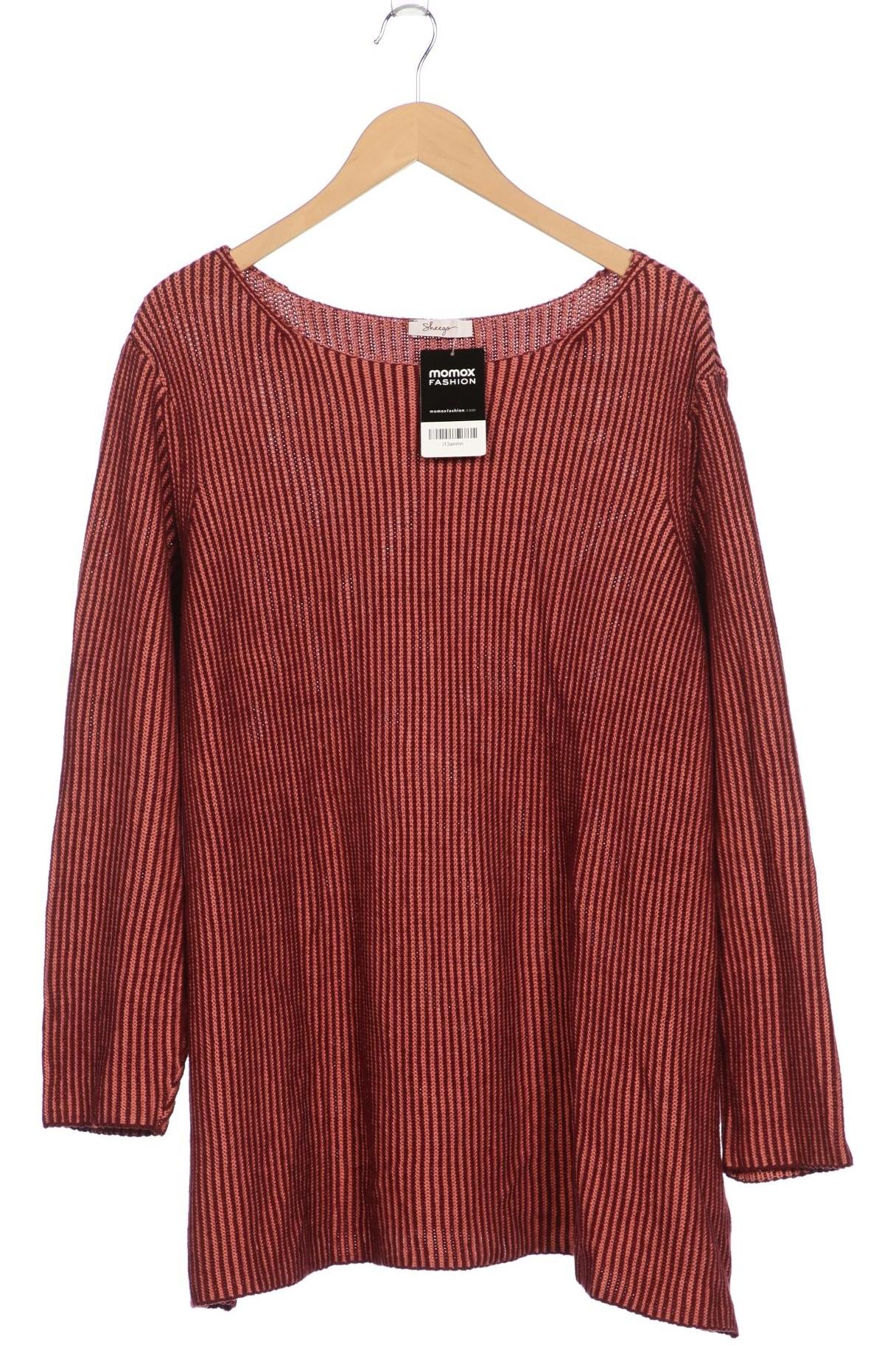 

sheego Damen Pullover, bordeaux, Gr. 48