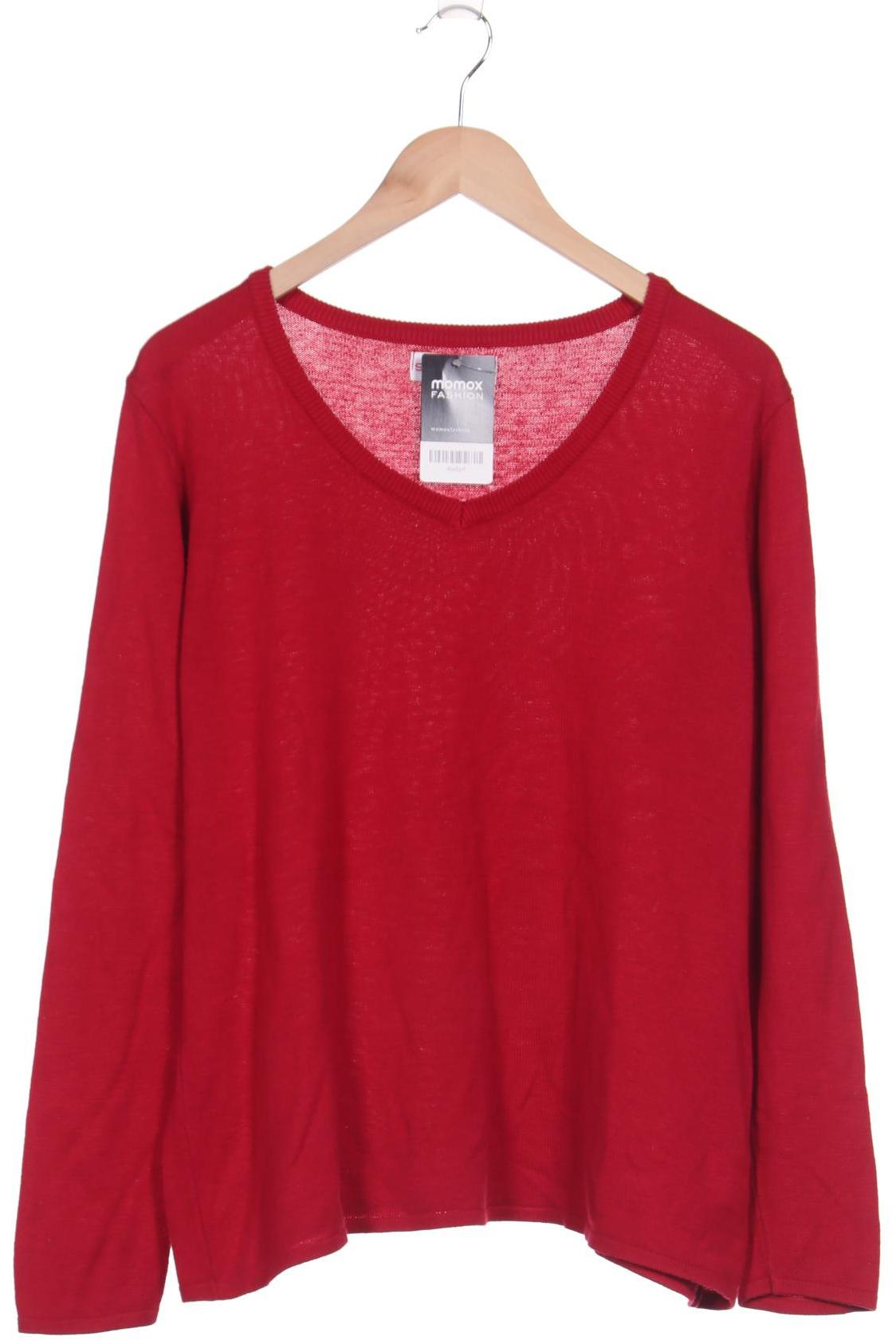 

sheego Damen Pullover, rot