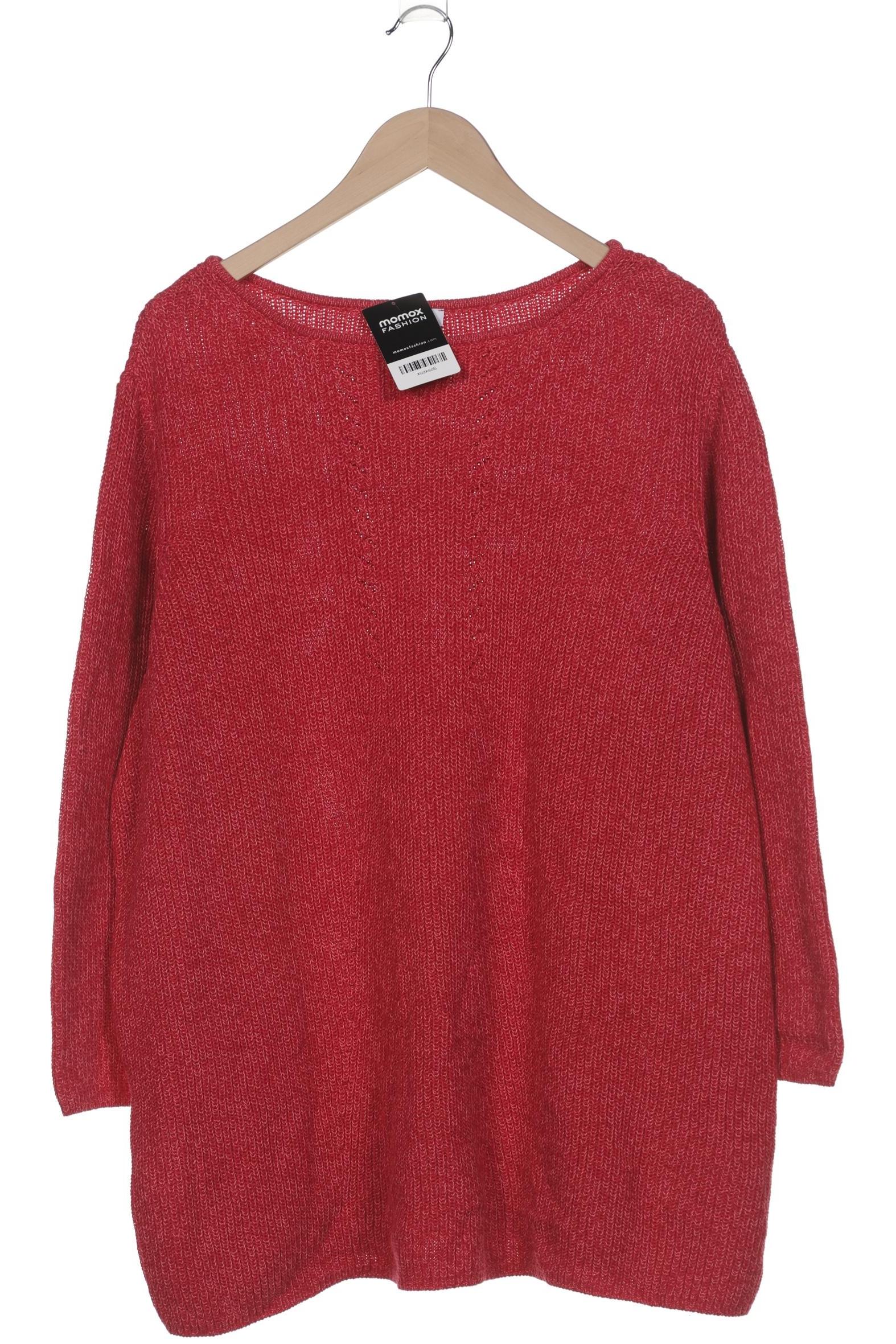 

sheego Damen Pullover, rot, Gr. 48