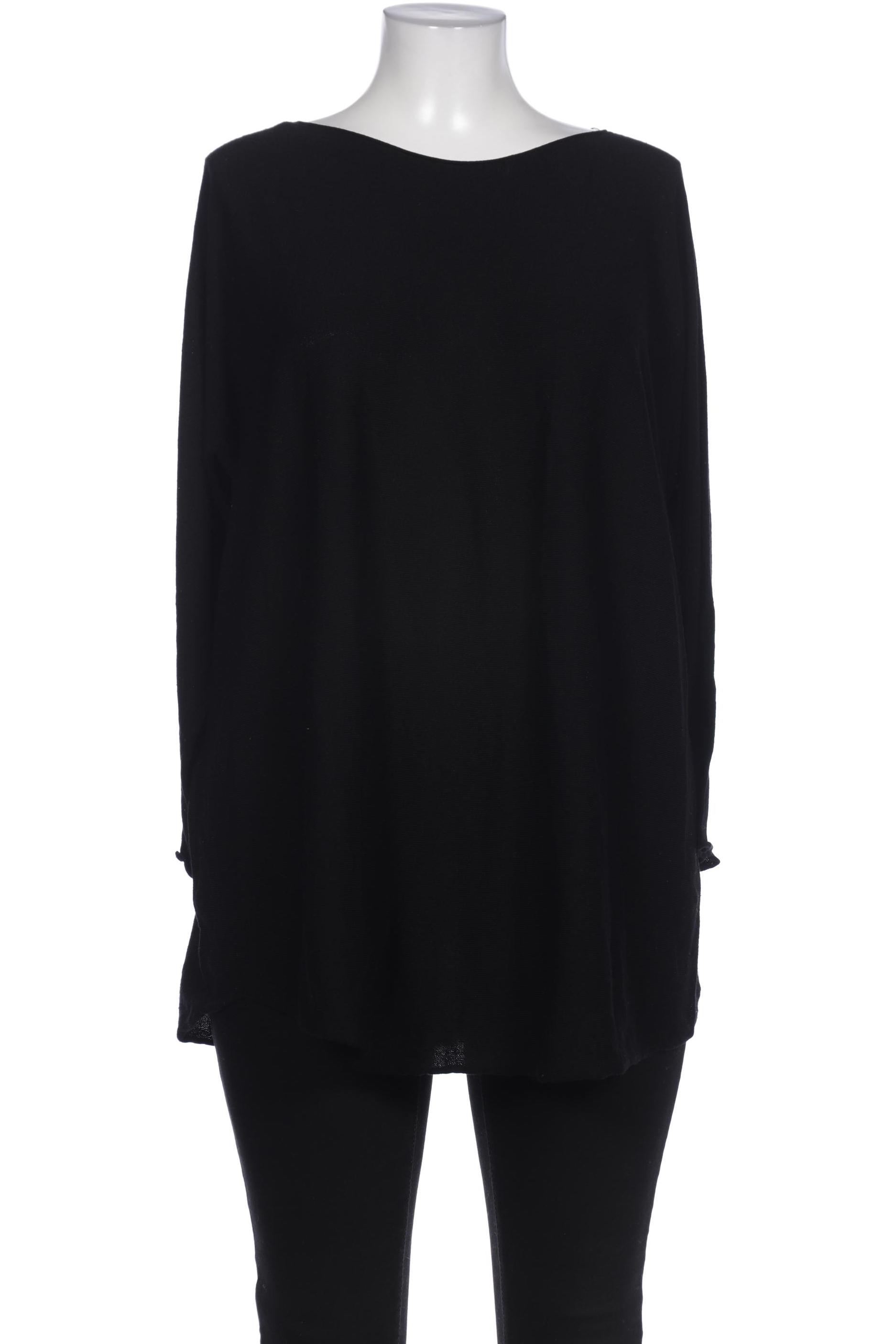 

sheego Damen Pullover, schwarz, Gr. 48