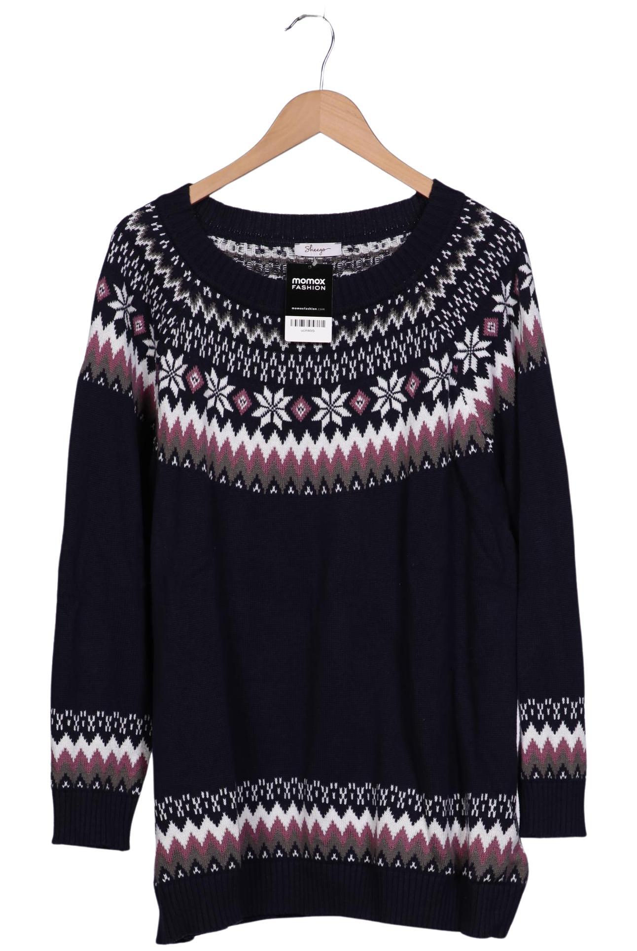 

sheego Damen Pullover, marineblau, Gr. 52