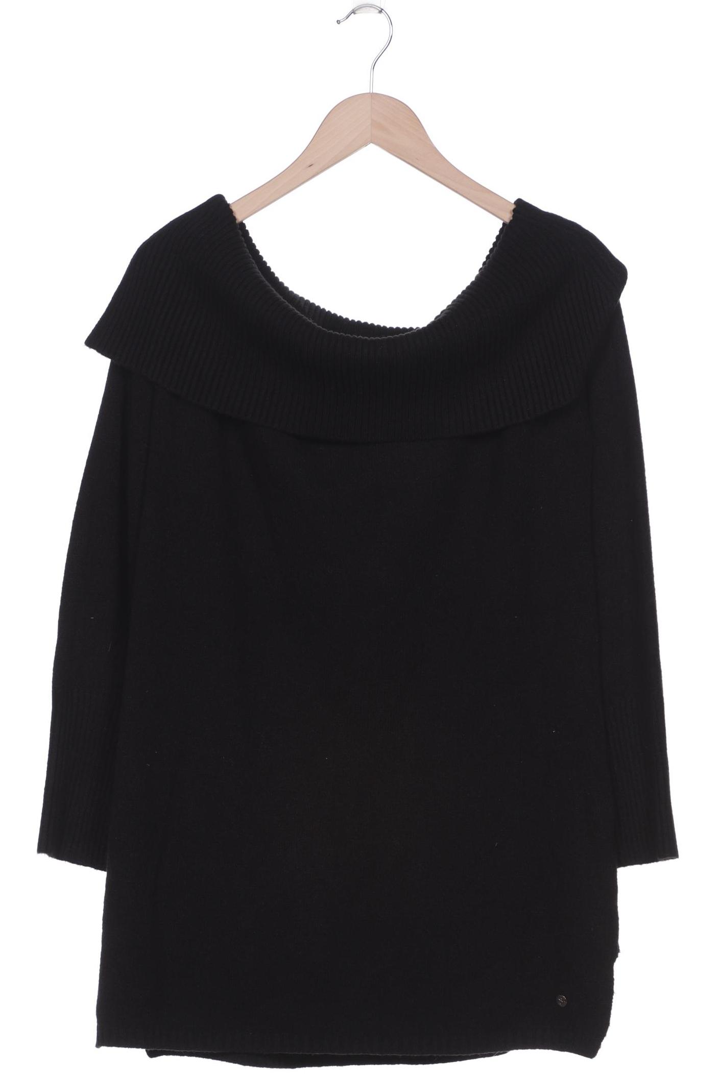 

sheego Damen Pullover, schwarz