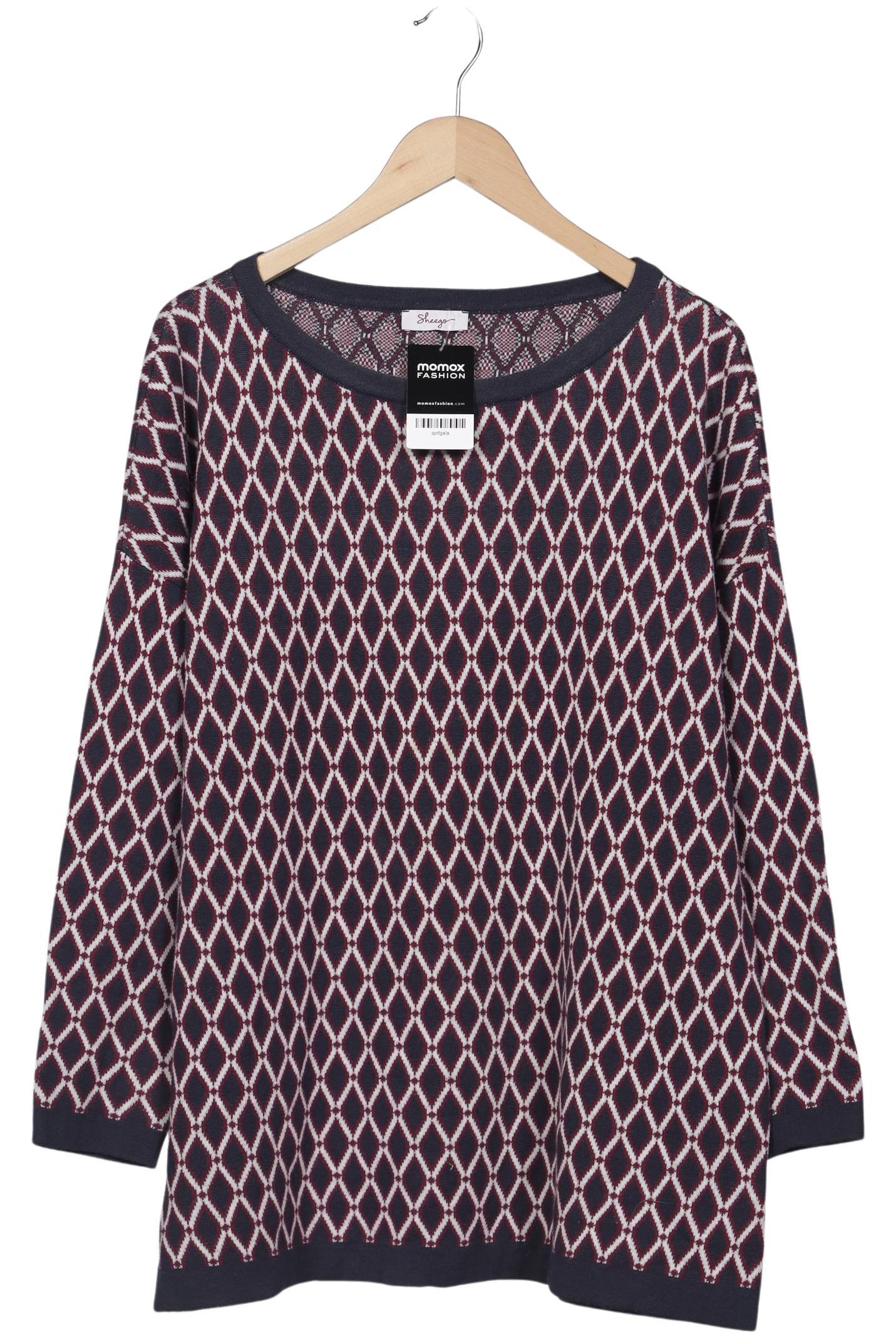 

sheego Damen Pullover, marineblau, Gr. 46