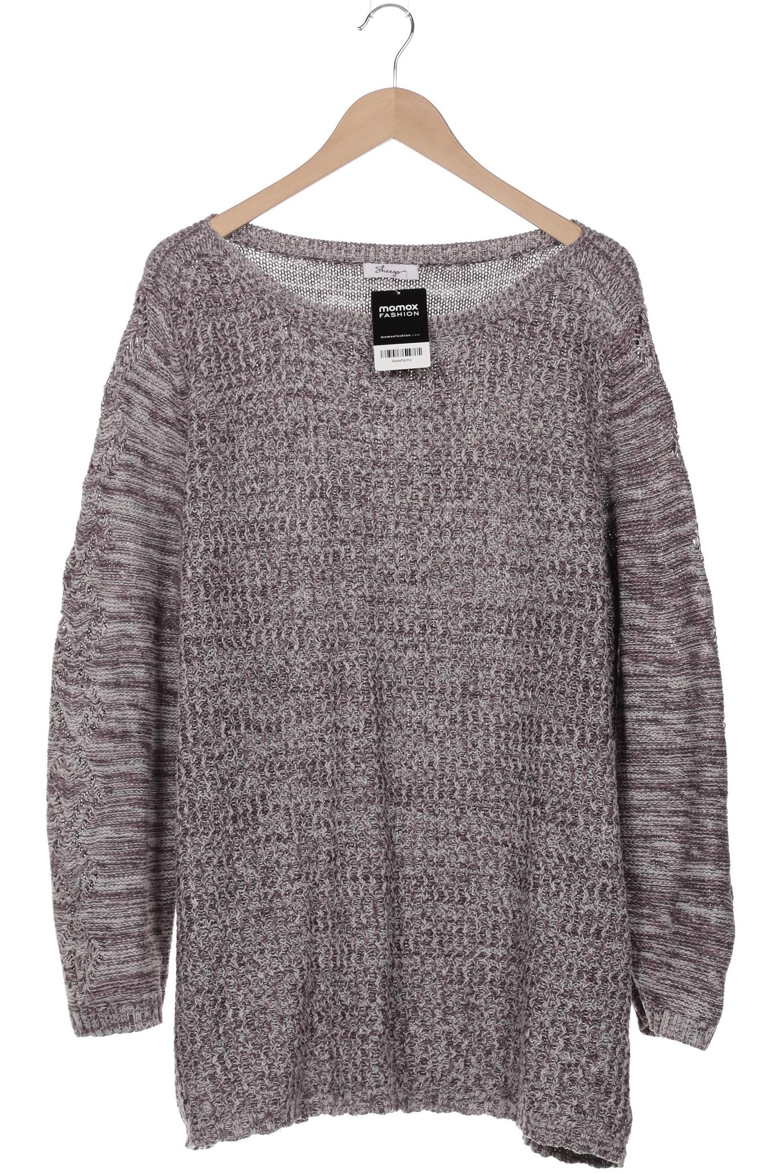 

sheego Damen Pullover, flieder, Gr. 52