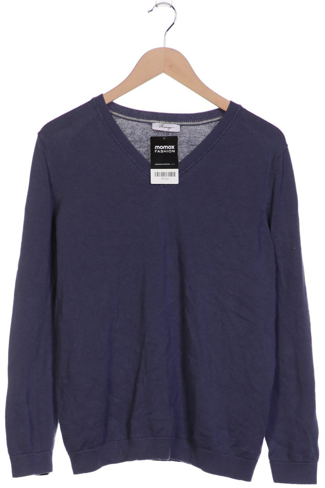 

sheego Damen Pullover, blau, Gr. 44