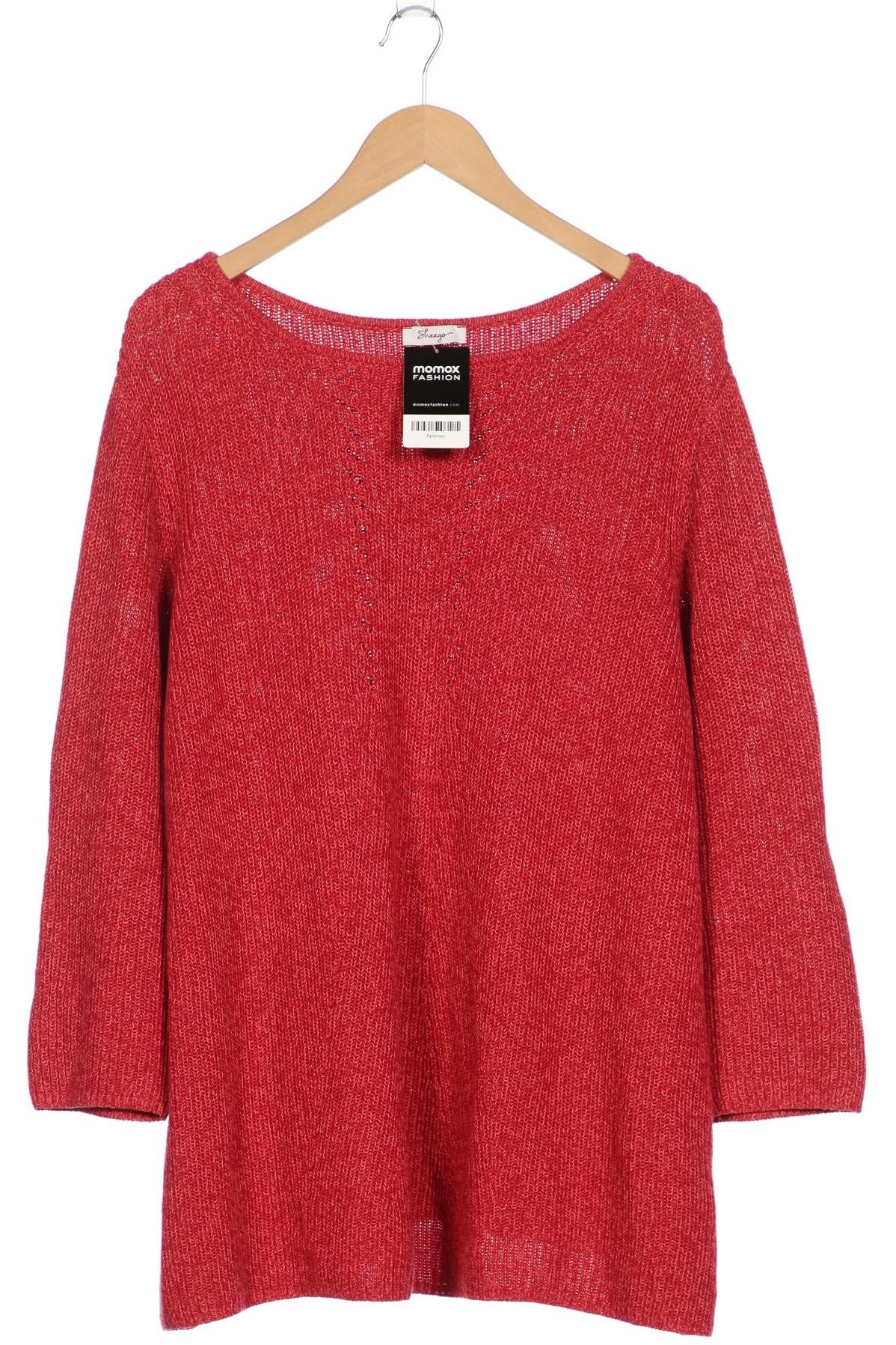 

sheego Damen Pullover, rot, Gr. 48