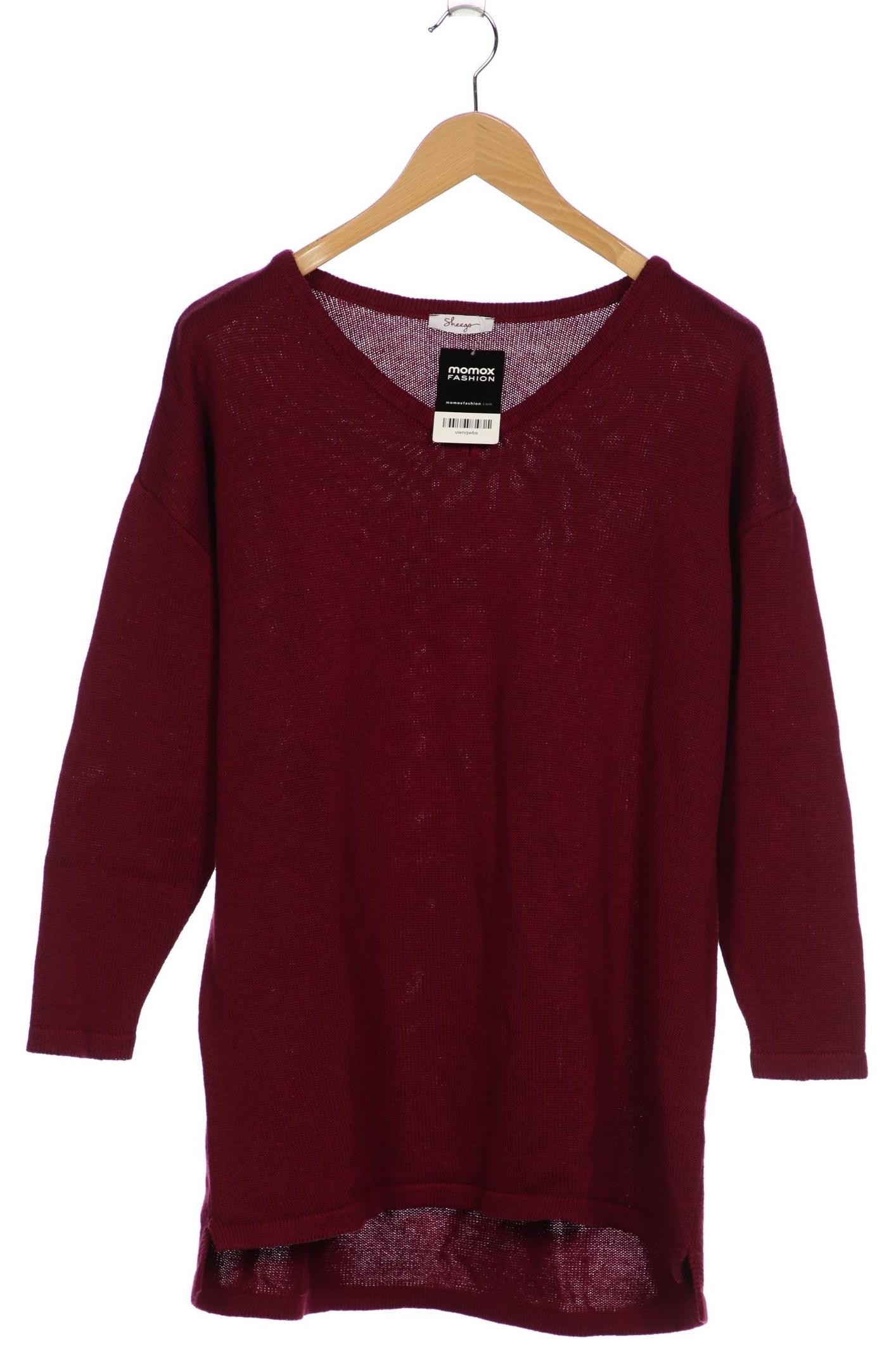 

sheego Damen Pullover, bordeaux, Gr. 44