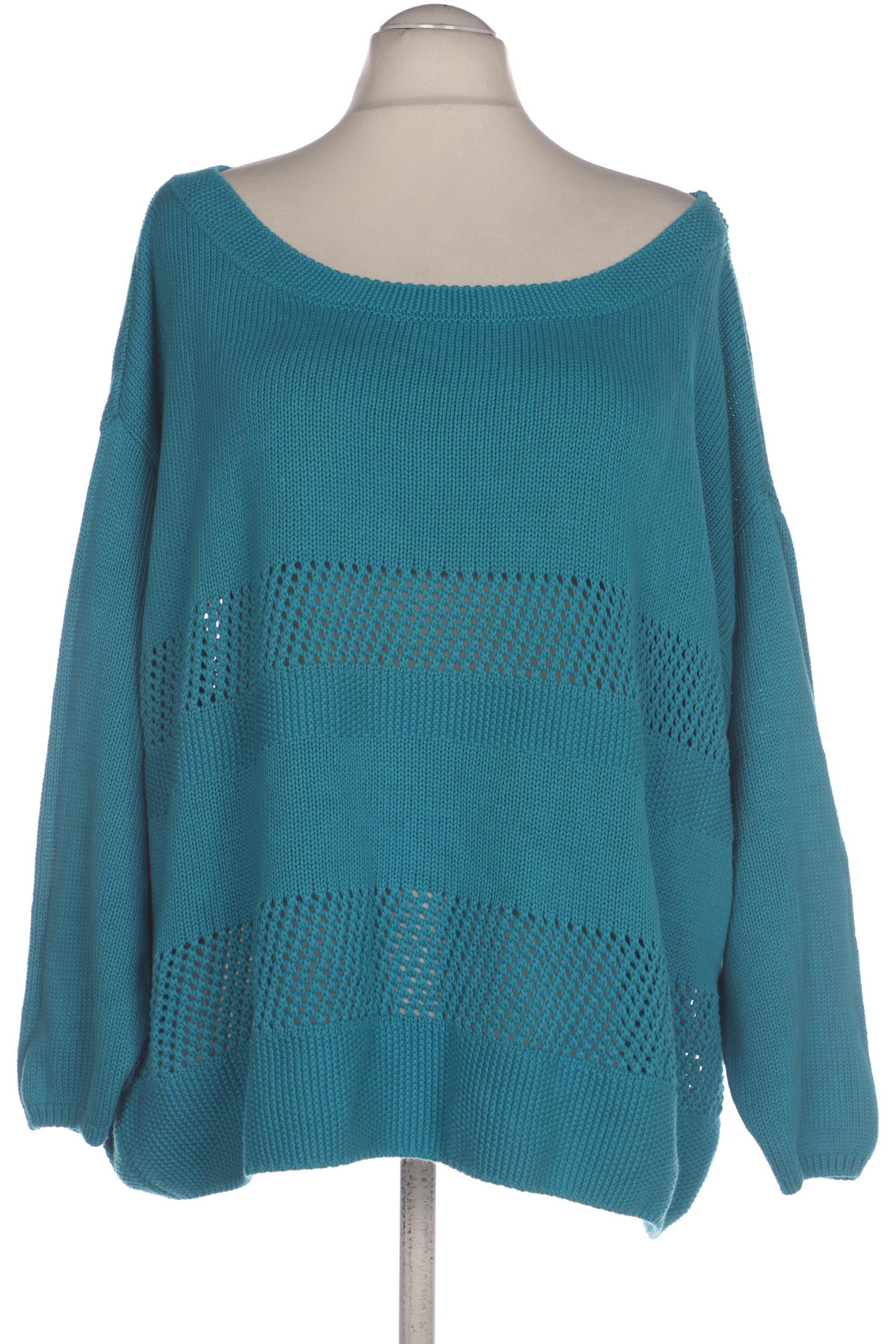 

sheego Damen Pullover, blau
