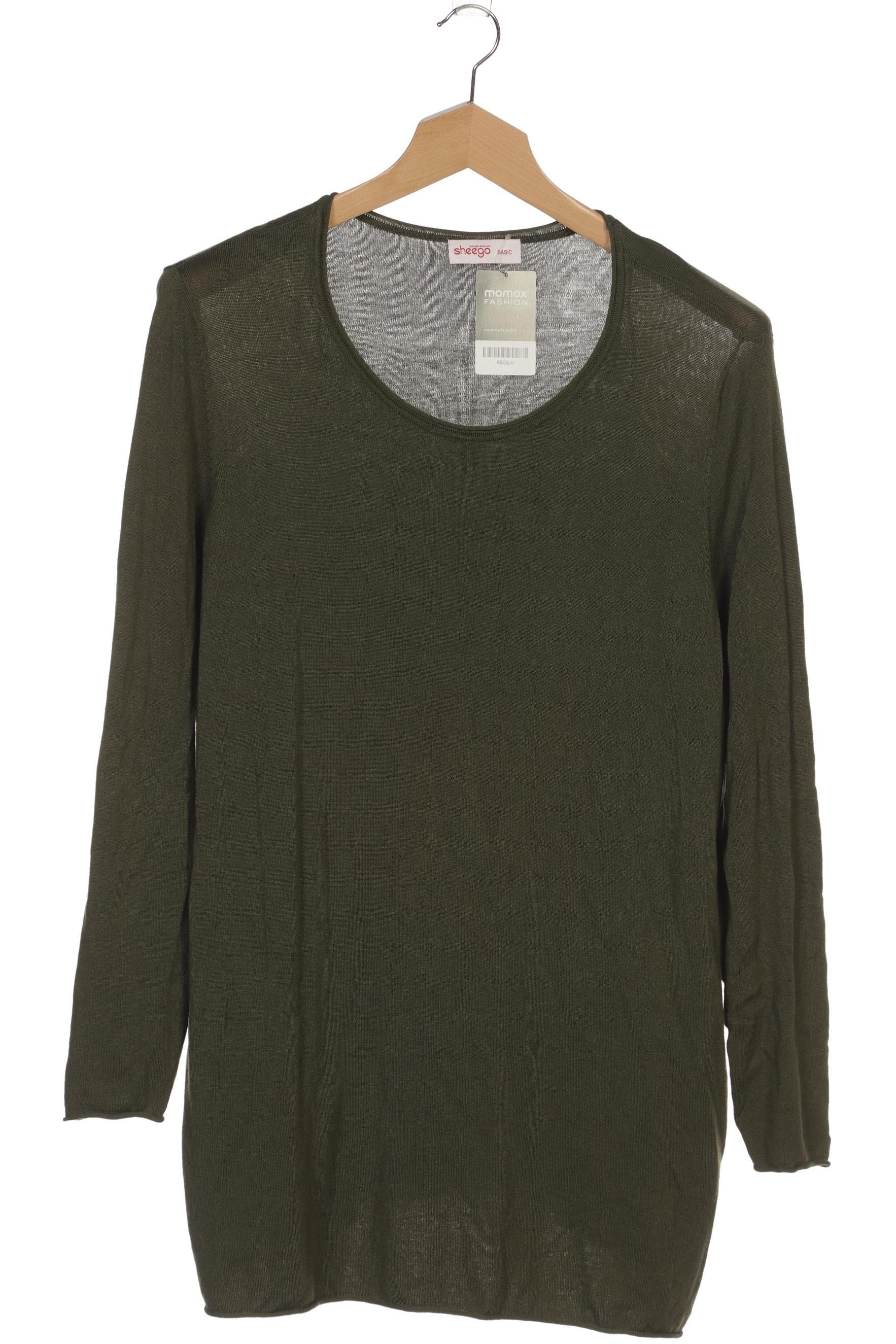 

sheego Damen Pullover, grün, Gr. 52