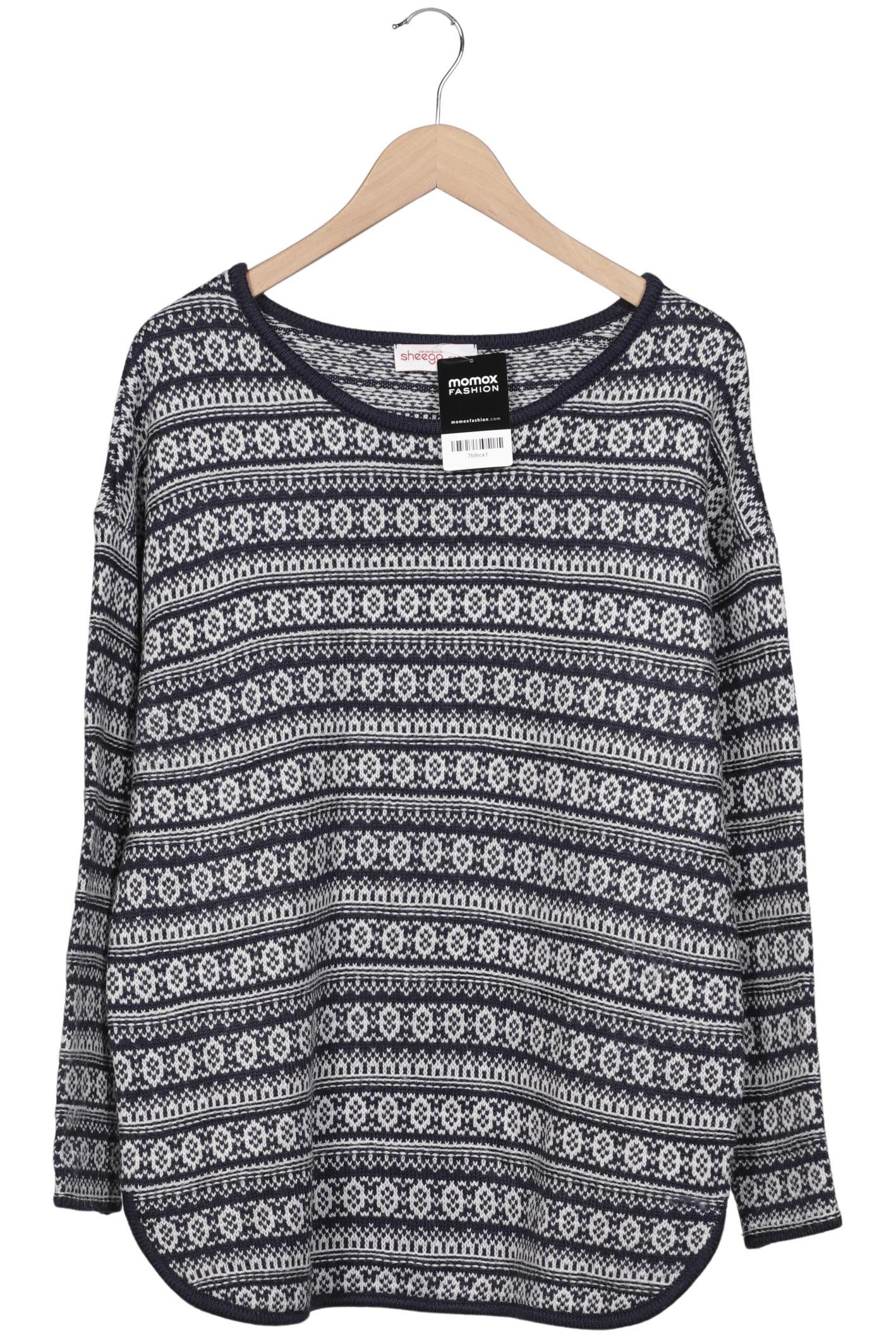 

sheego Damen Pullover, marineblau, Gr. 40